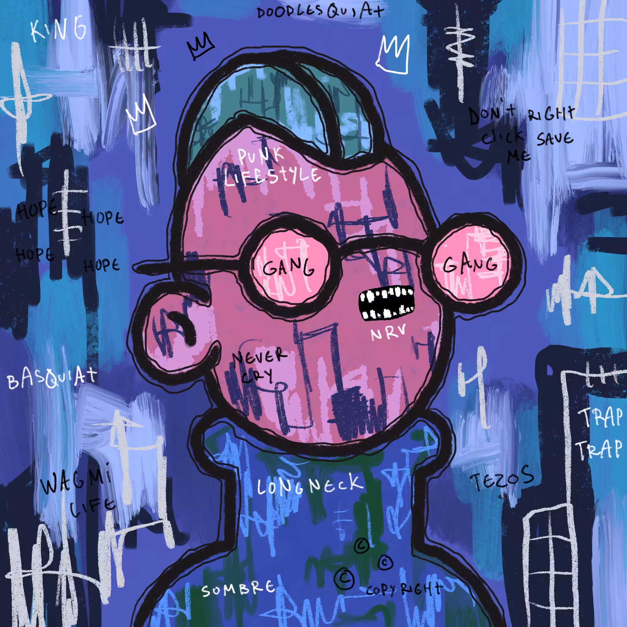 Doodlesquiat #46