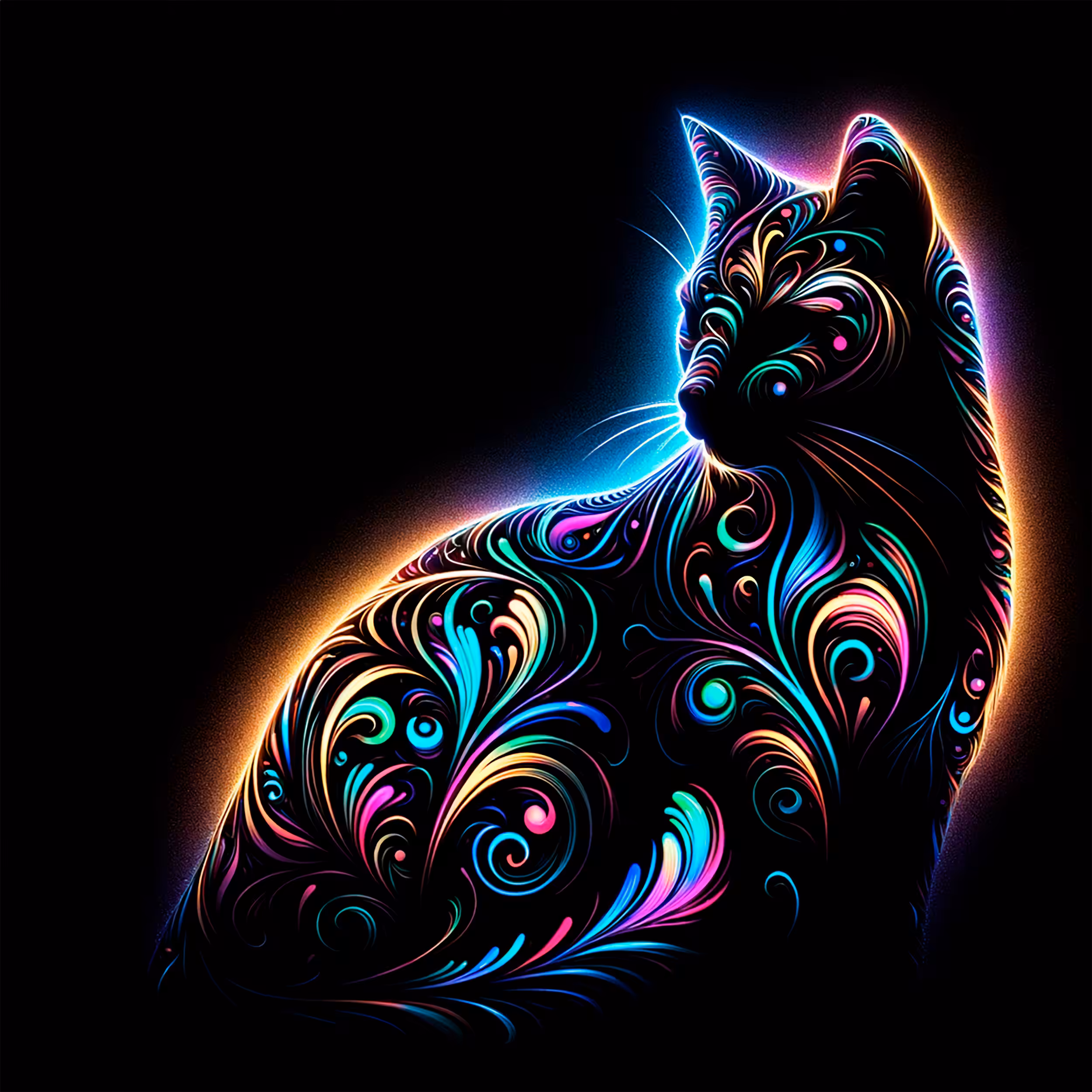 Neon Prowess: The Luminescent Guardian