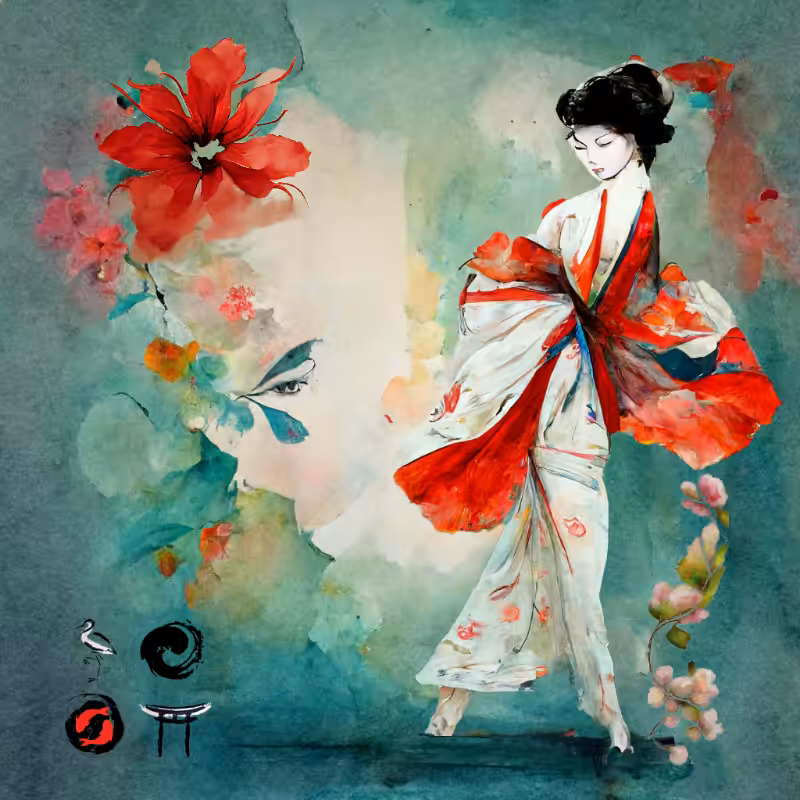 The dancing geisha #12