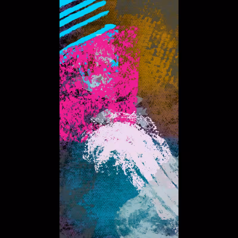 paint on the canvas I #2