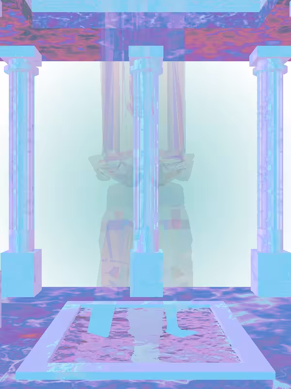 HeavenComputer: The Fading Old Matte Ivory Woman #2251