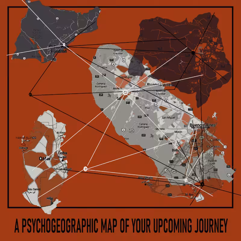 PSYCHOGEOGRAPHIC MAP  #19