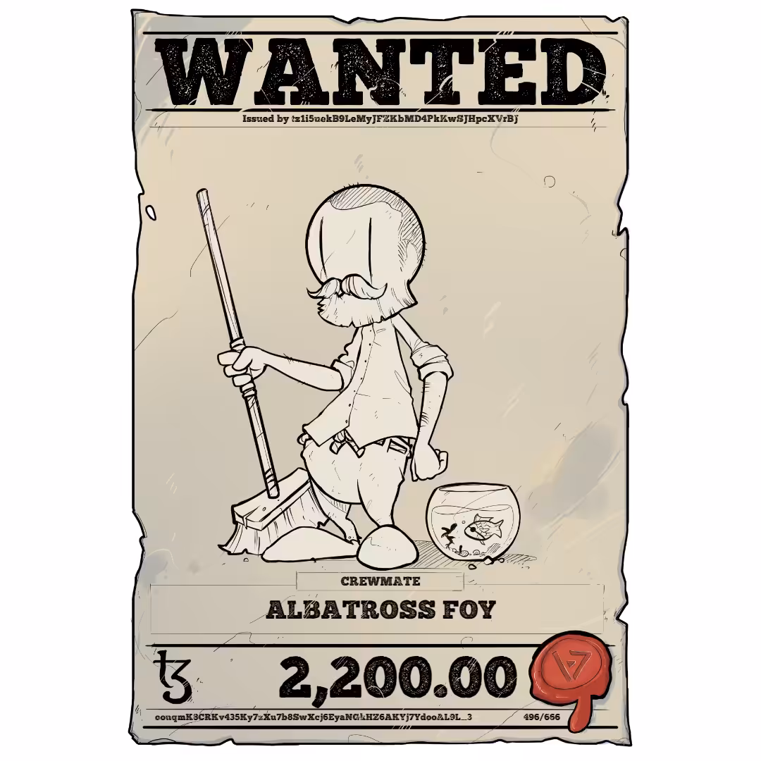 ALBATROSS FOY | TEZOS PIRATE 496/666