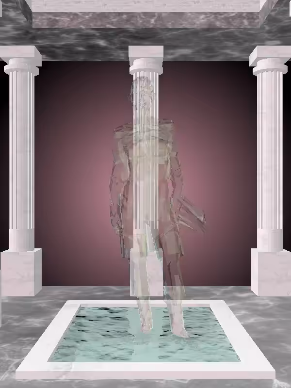 HeavenComputer: The Fading Fragmented Plotting Chatoyant Amazonite Woman #3942