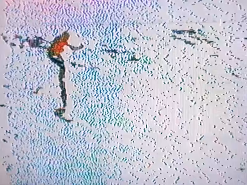 Surfing on the cold but colourful side of life