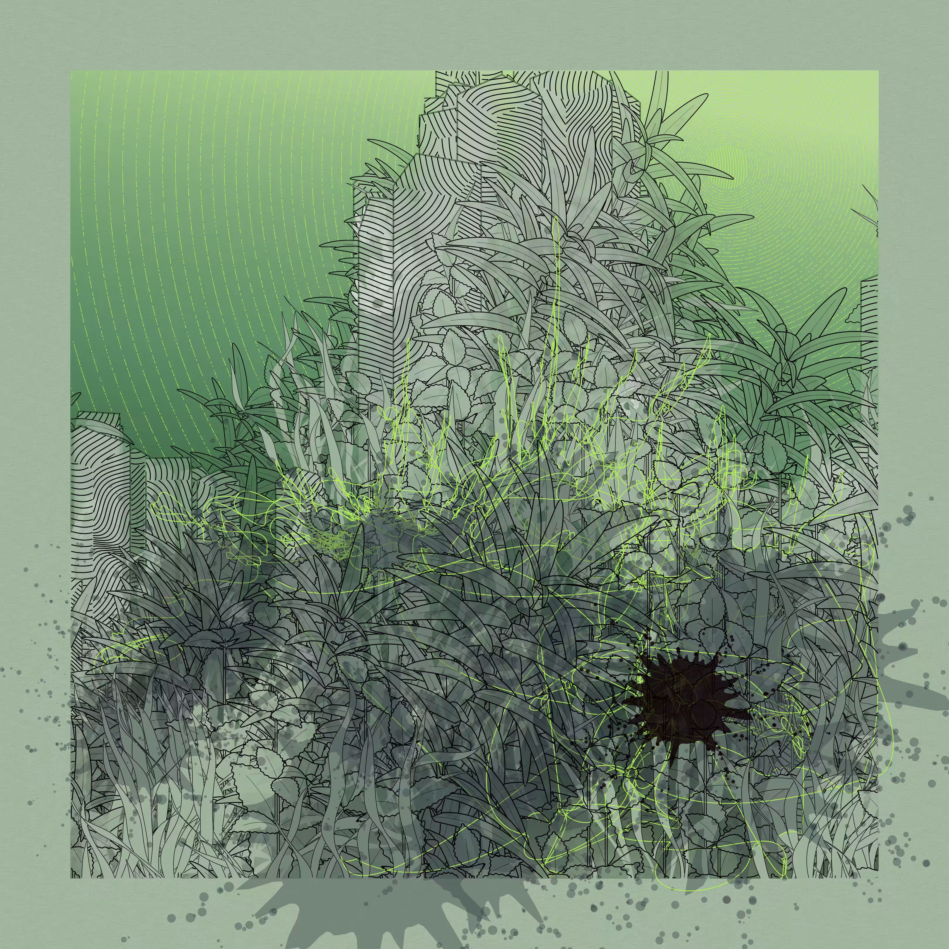 Landscape with Carbon Capture #340