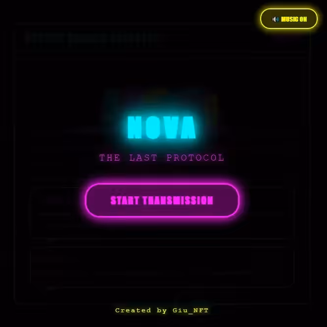 🟦 NOVA — The Last Protocol A 3D Cyberpunk Virtual Comic