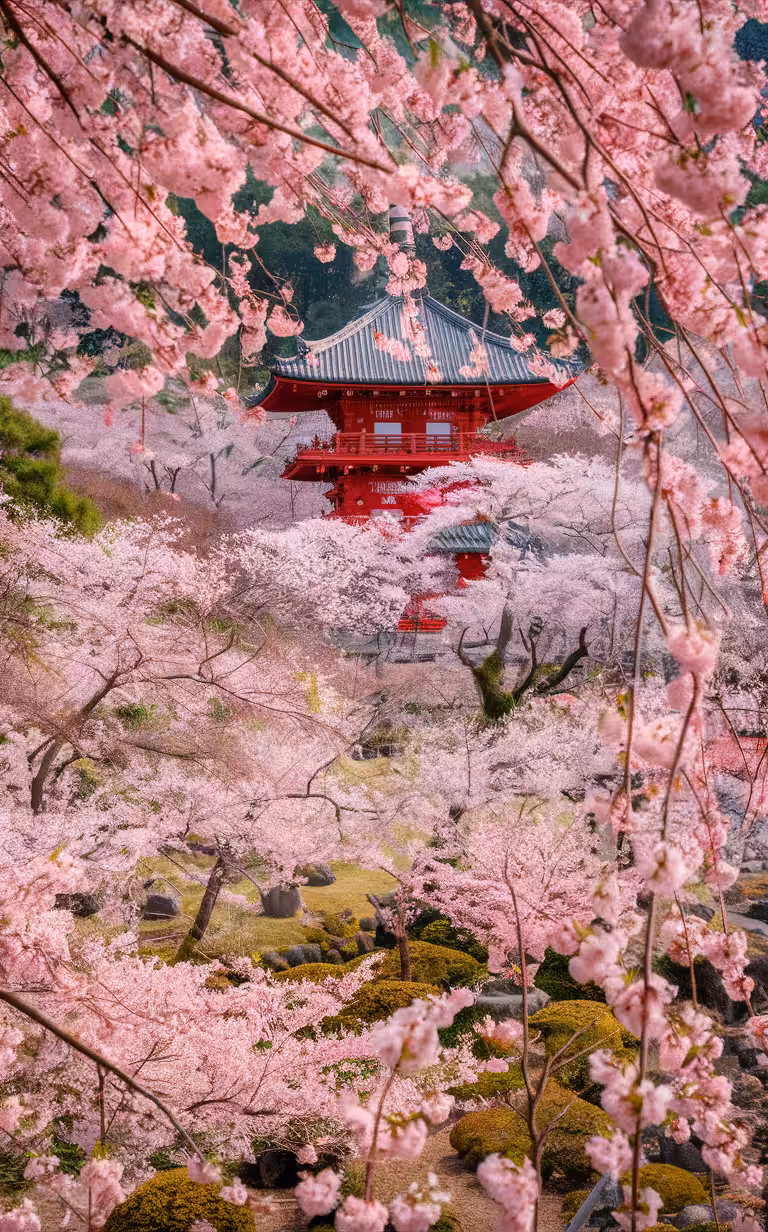 Japanese cherry blossoms