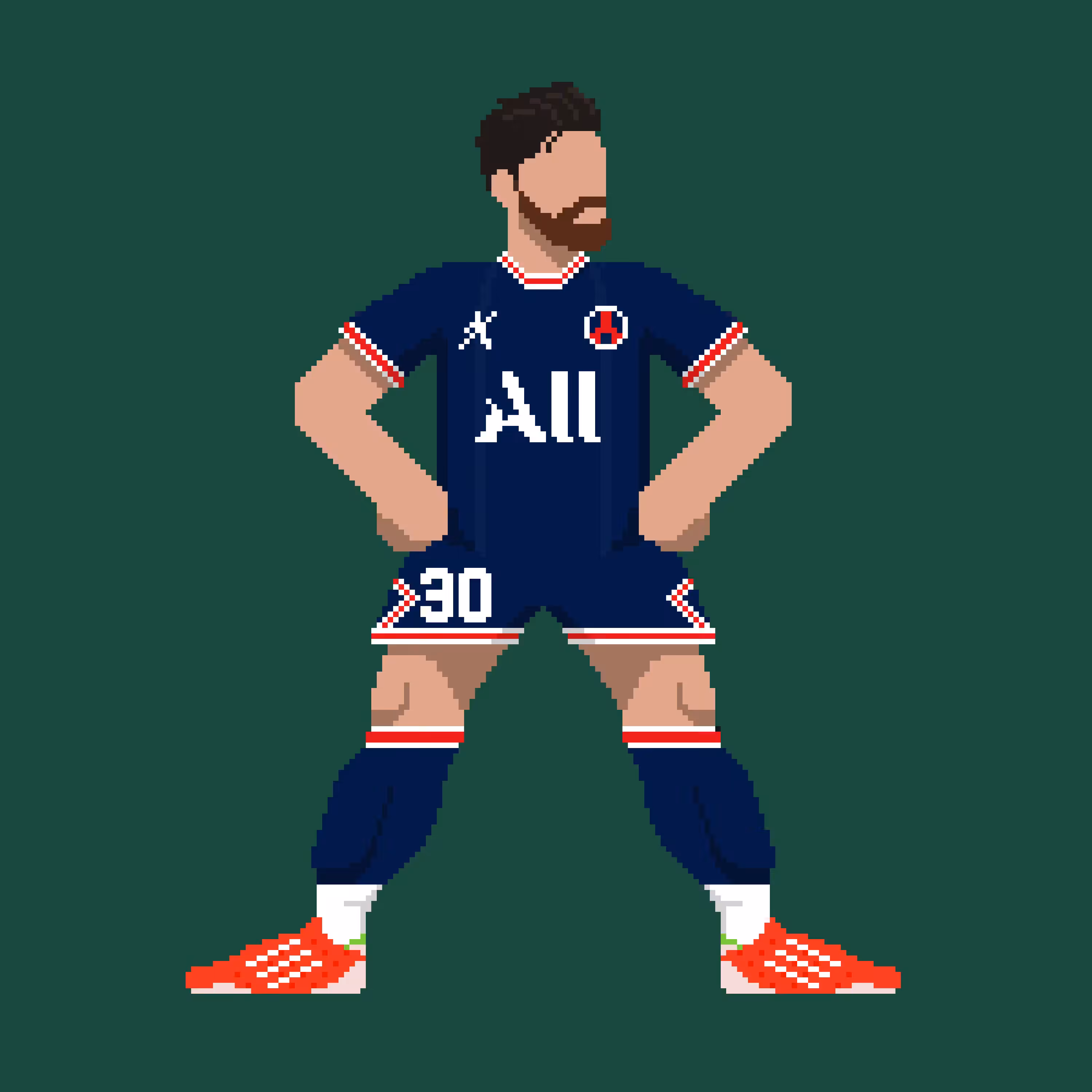 Super Soccer Pixel Club: L. MESSI • PSG