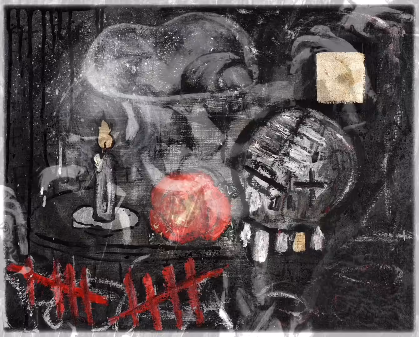 Red Rose Vanitas