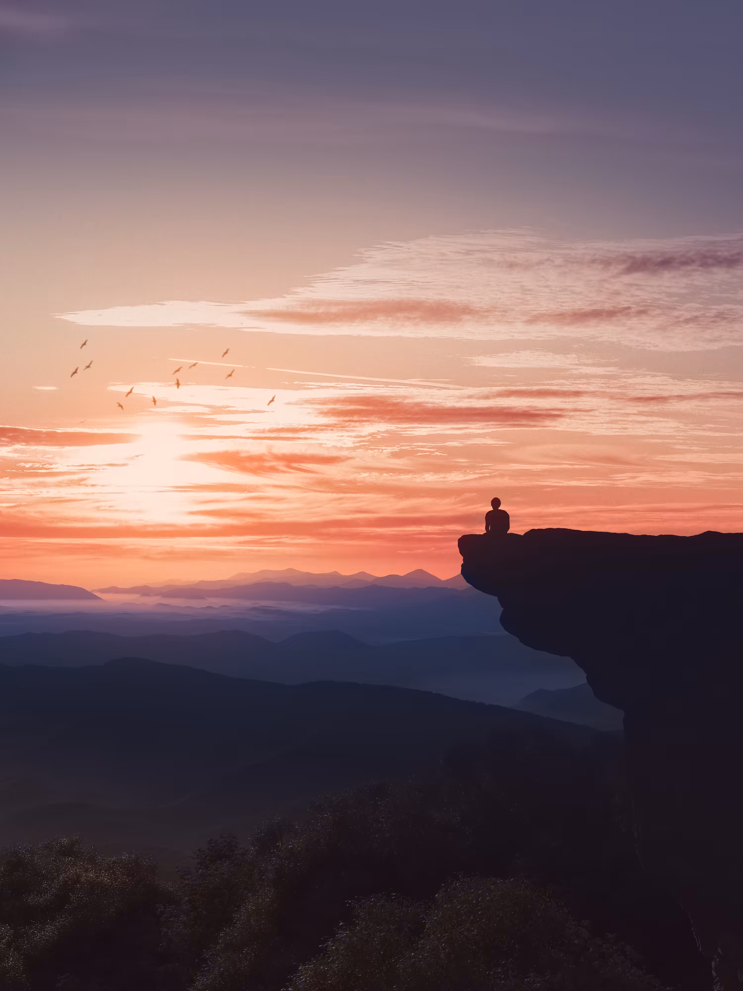 Sunrise Hike, McAfee's Knob // BlueRidge004