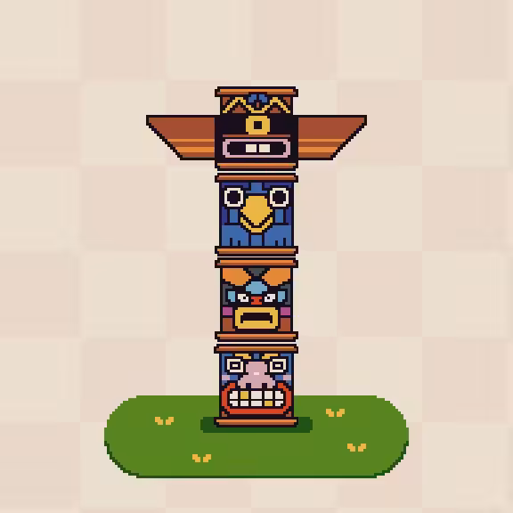 Tiki Totem #17