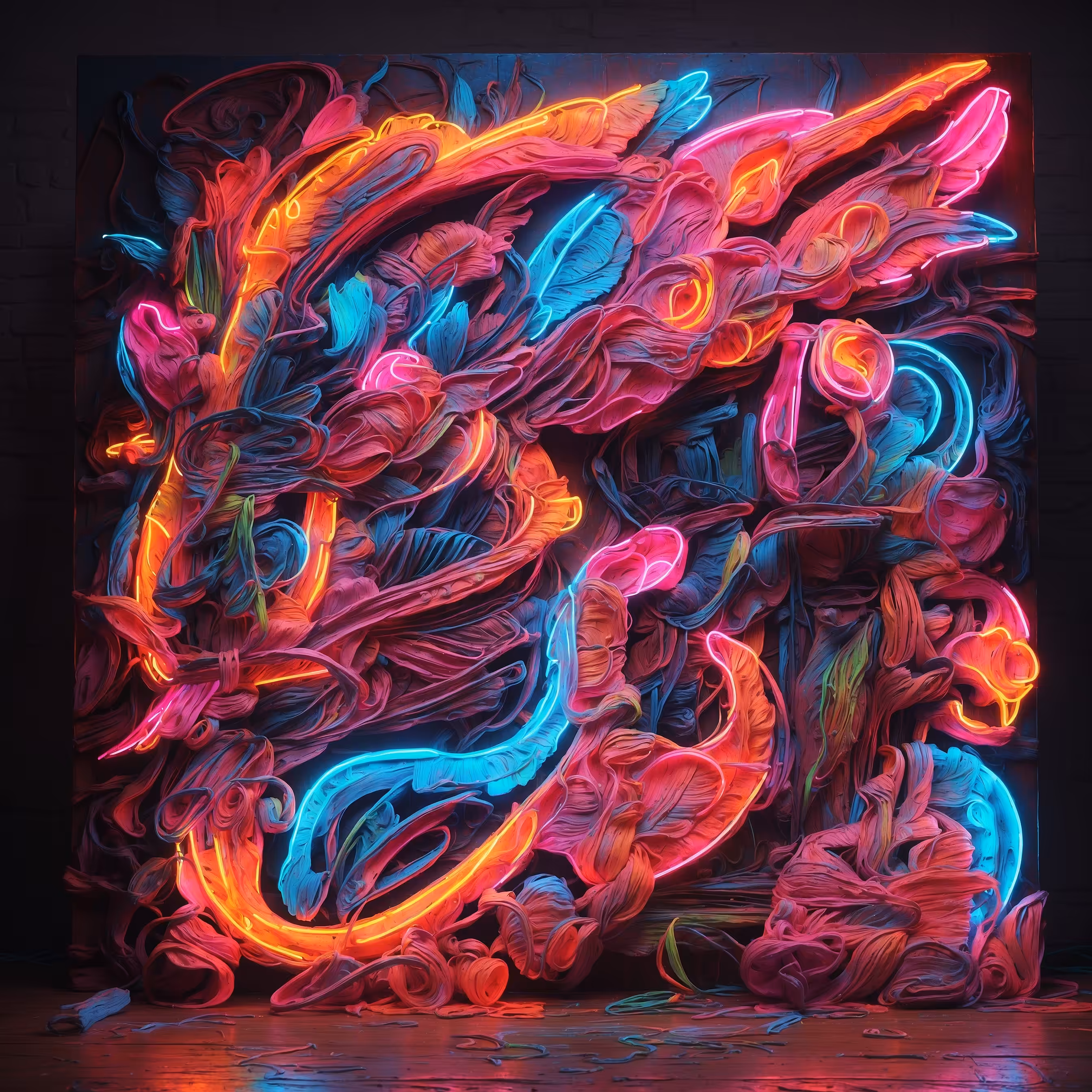 Neon wings