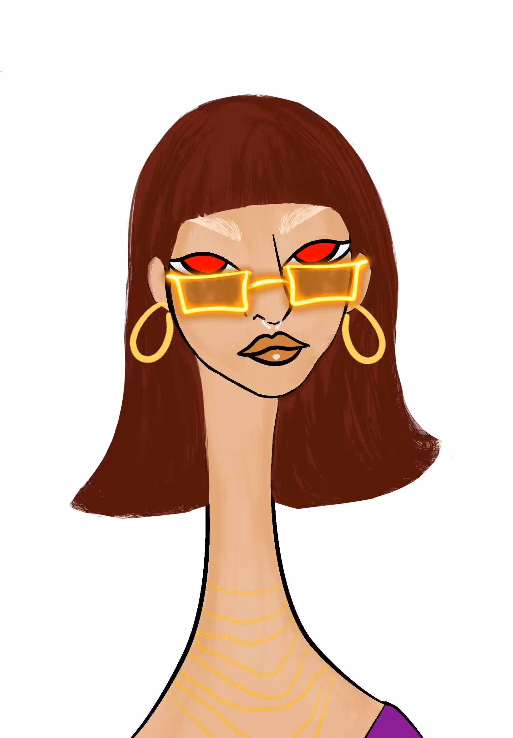 Long Neckie Ladies: Long Neckie Lady #2494