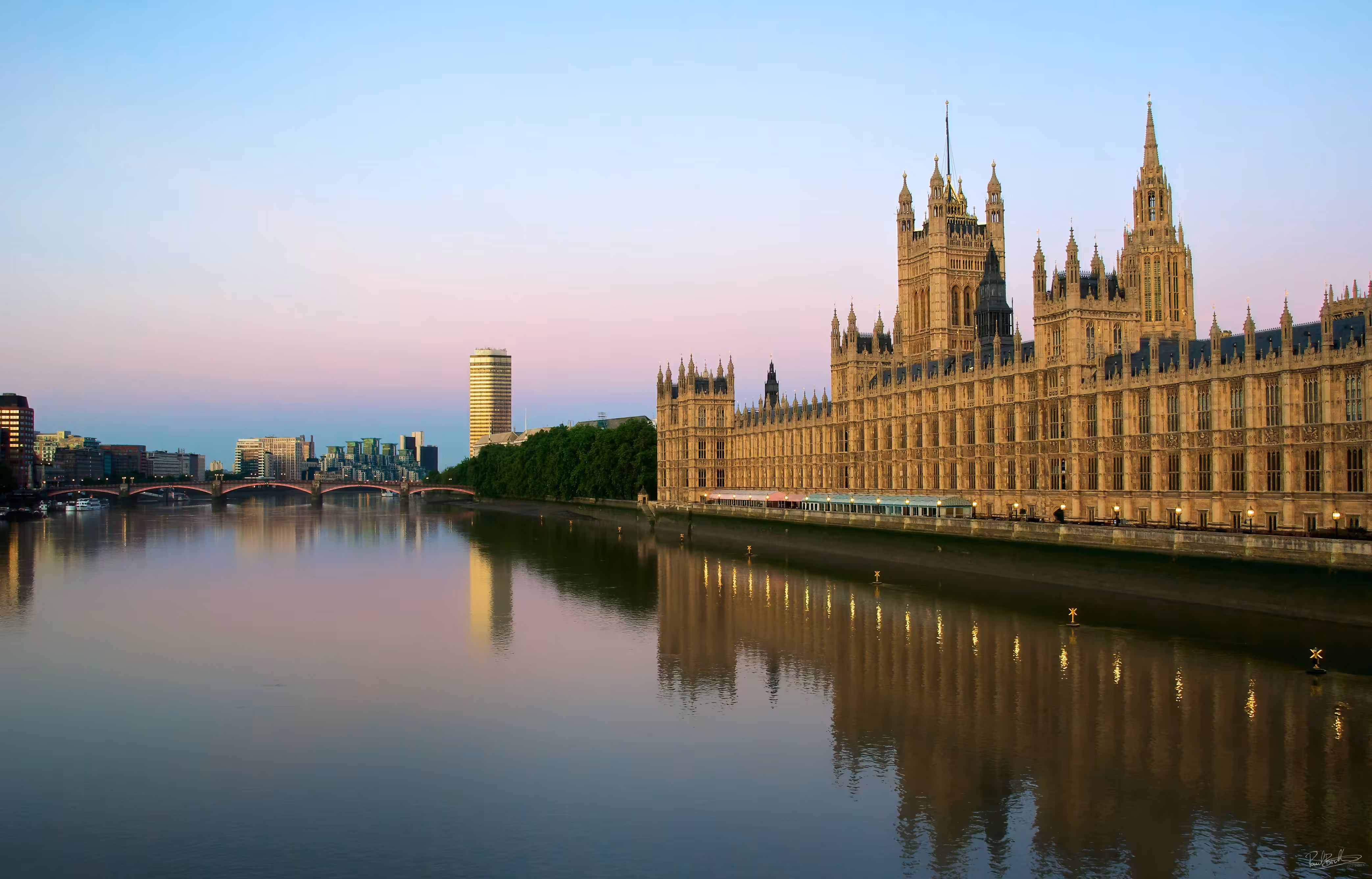 Westminter at dawn