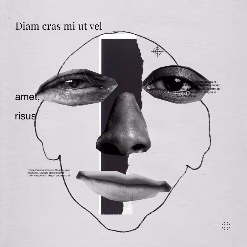 Collage faces #8