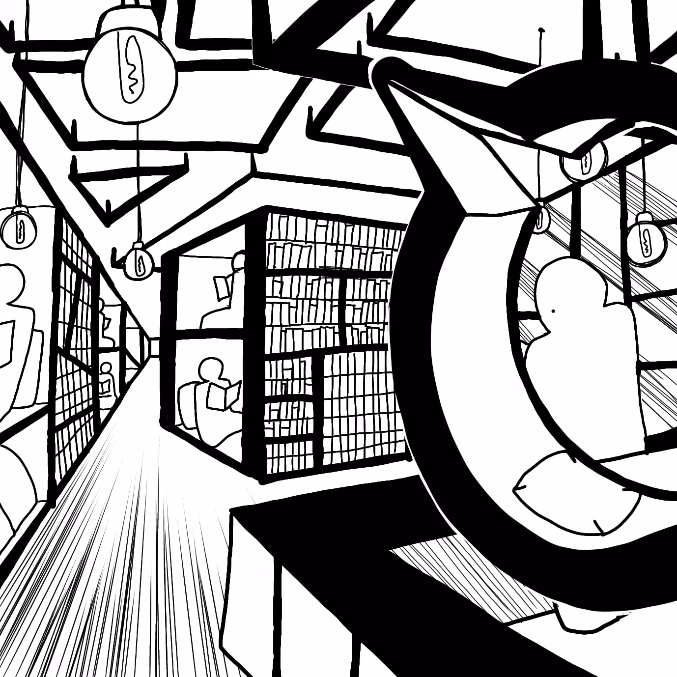 cartoon room I