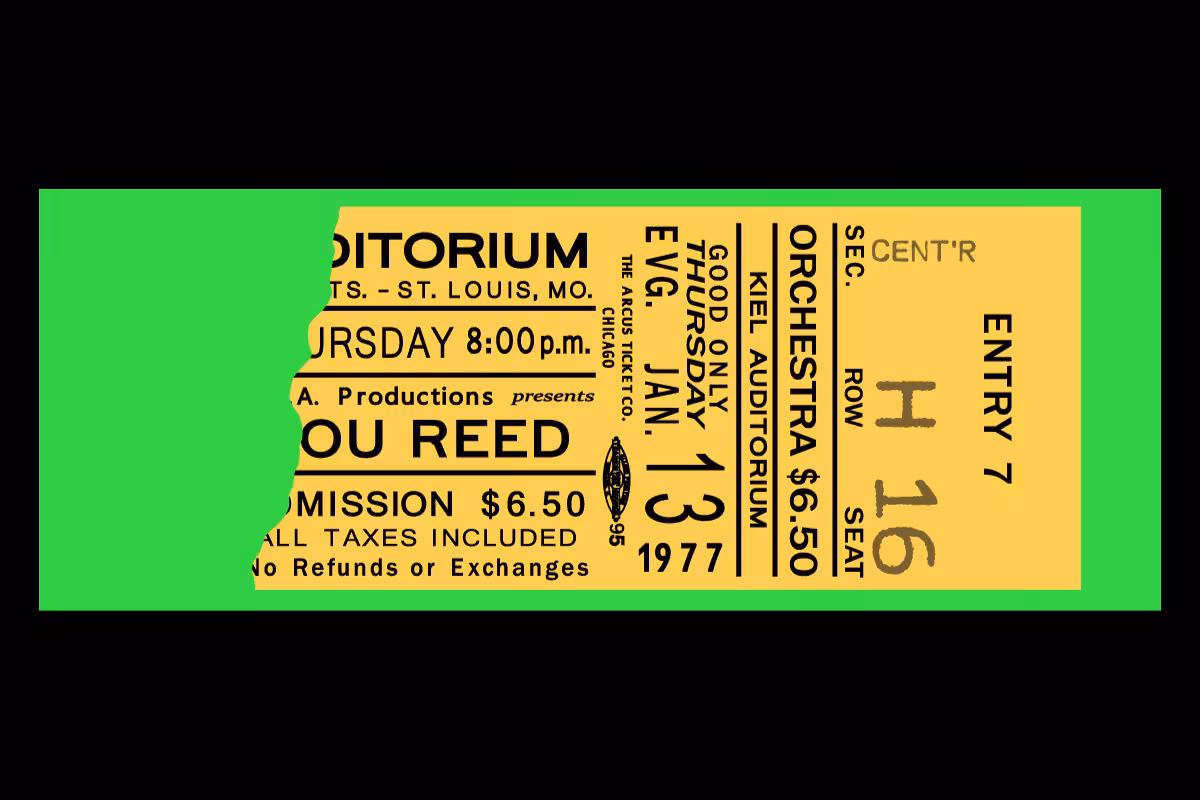 Classic Rock Concert Ticket Stub Generator #5