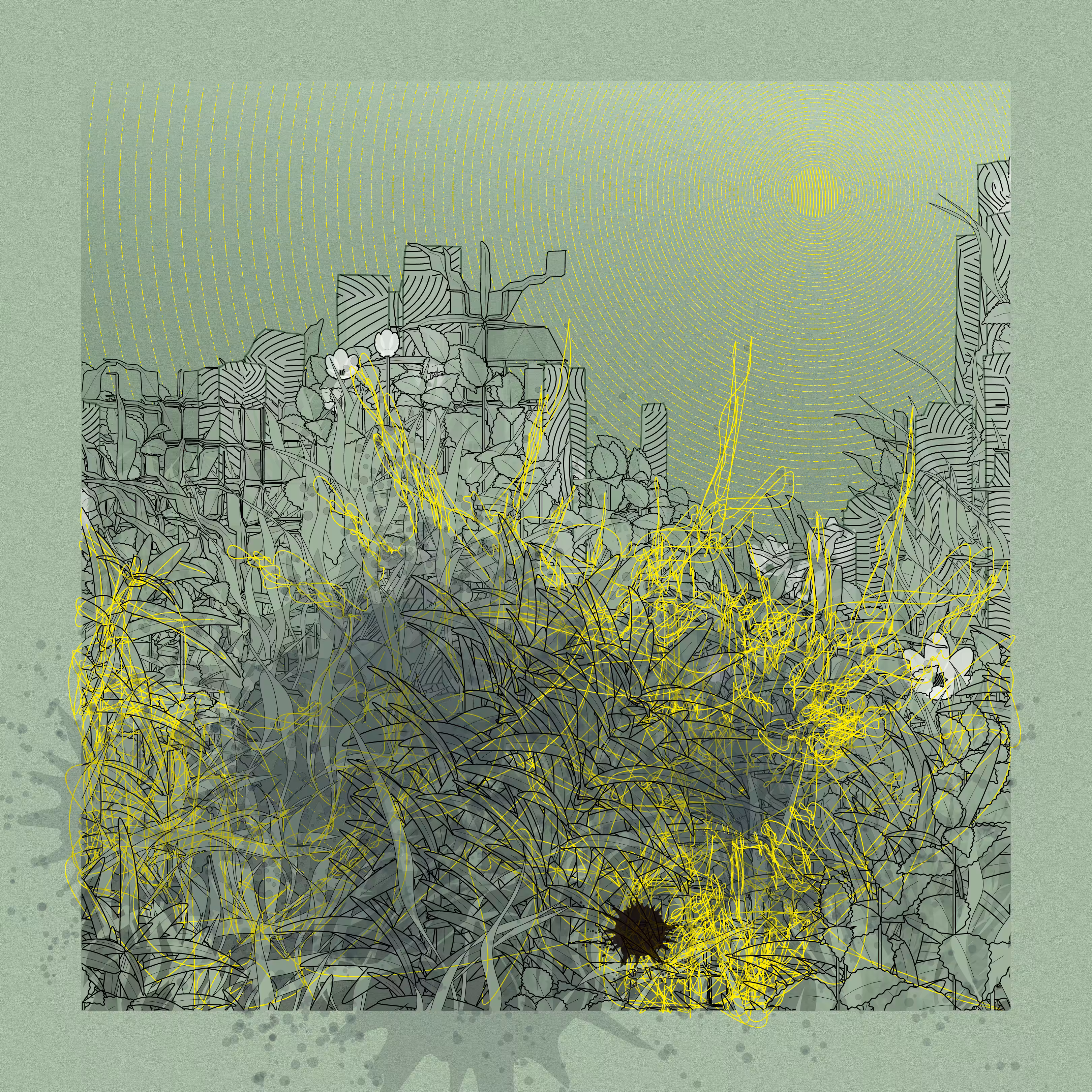 Landscape with Carbon Capture #3964