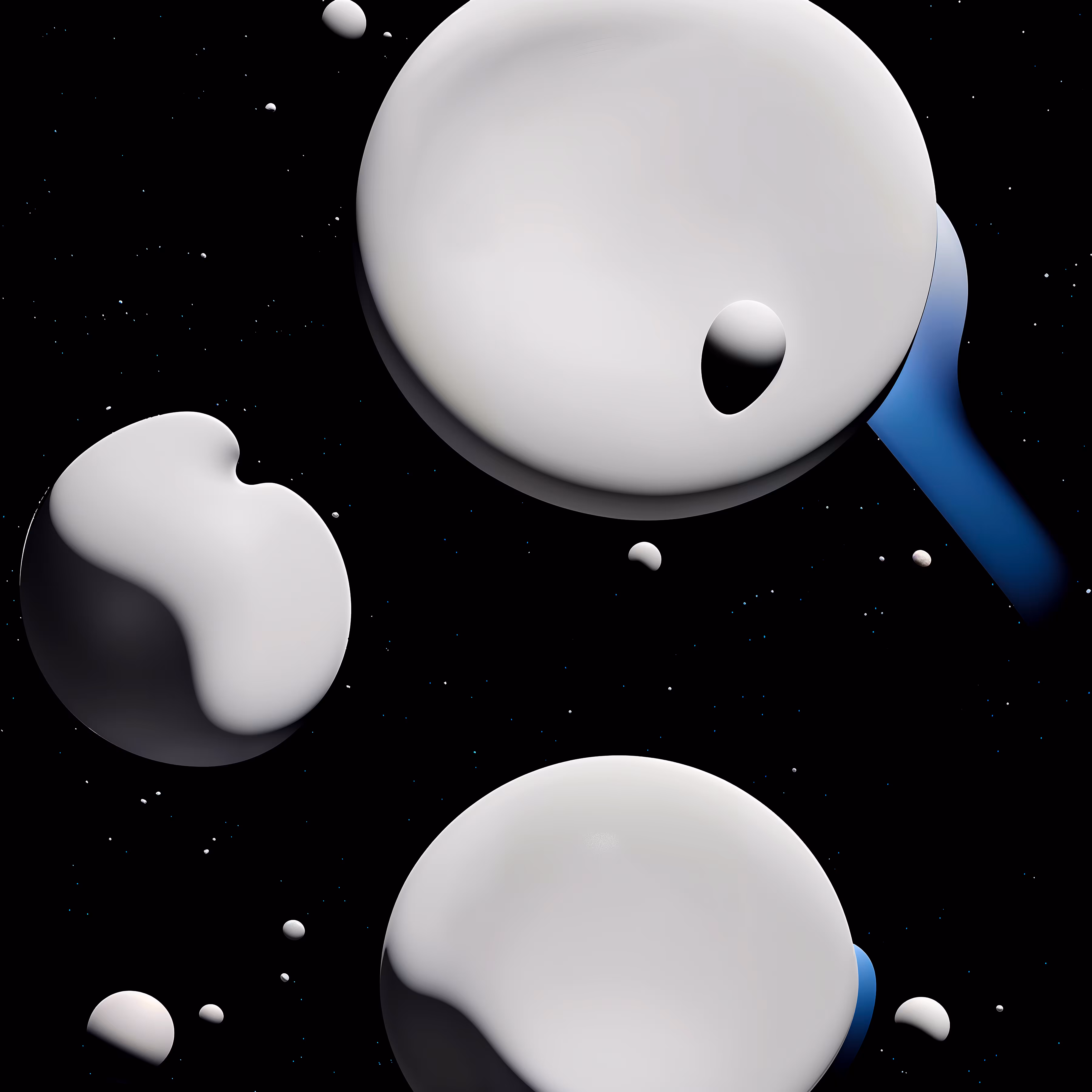 ABSTRACT U.F.O. IN SPACE