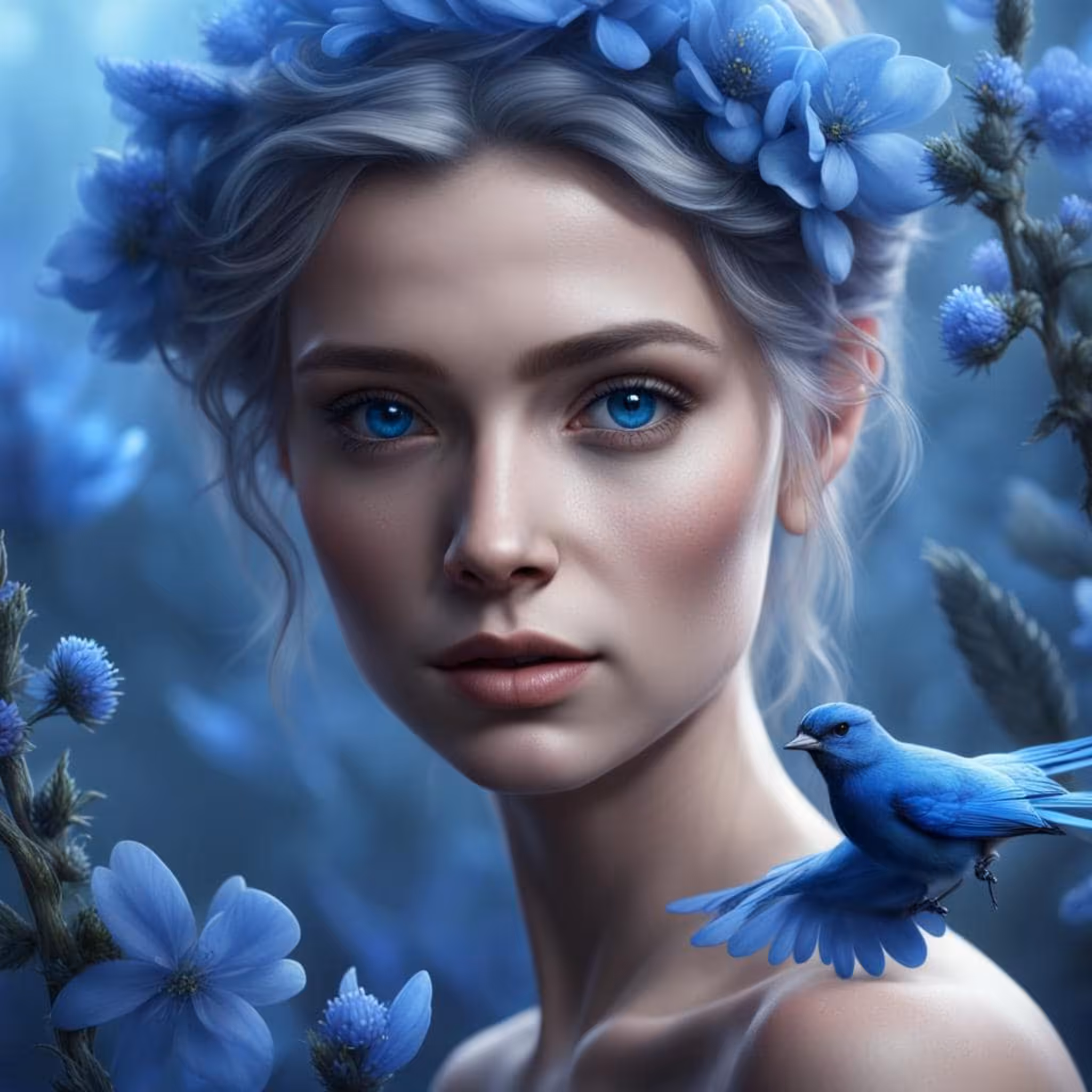 Papa Martini Contemporary Collection: Papas Blue Fairy