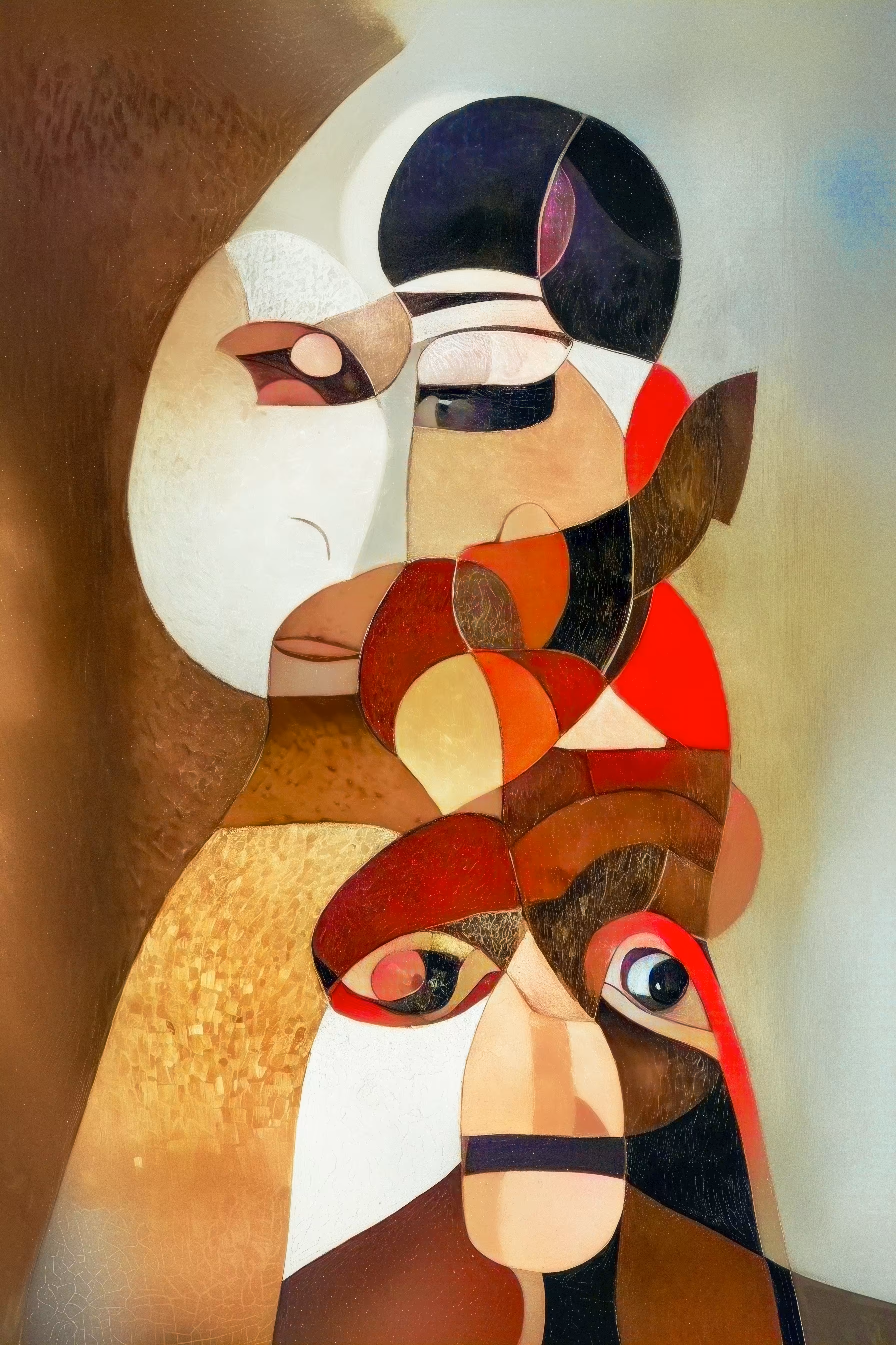Vivid and Abstract People #3 Apathy
