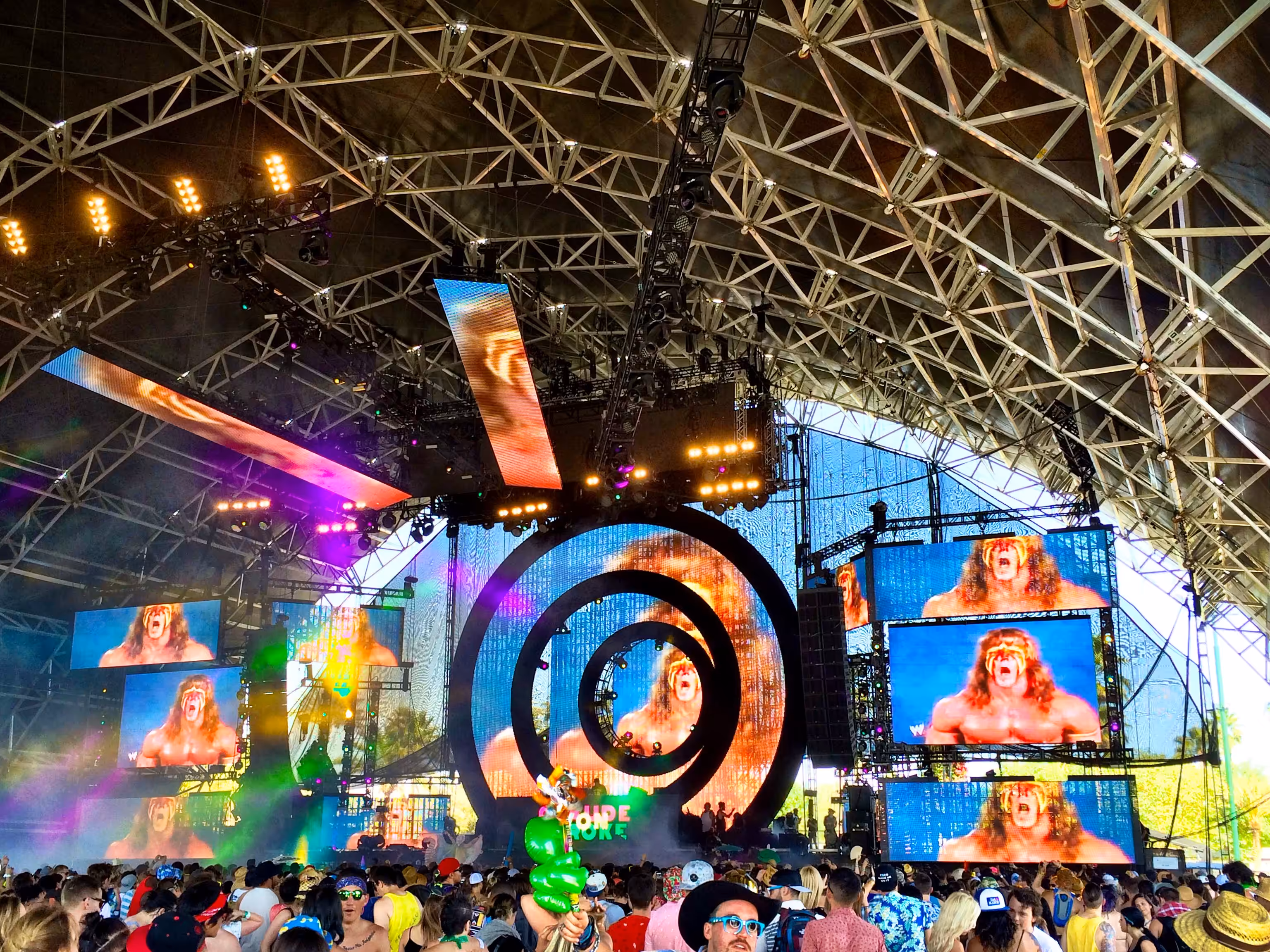 Coachella: Claude VonStroke vs The Ultimate Warrior