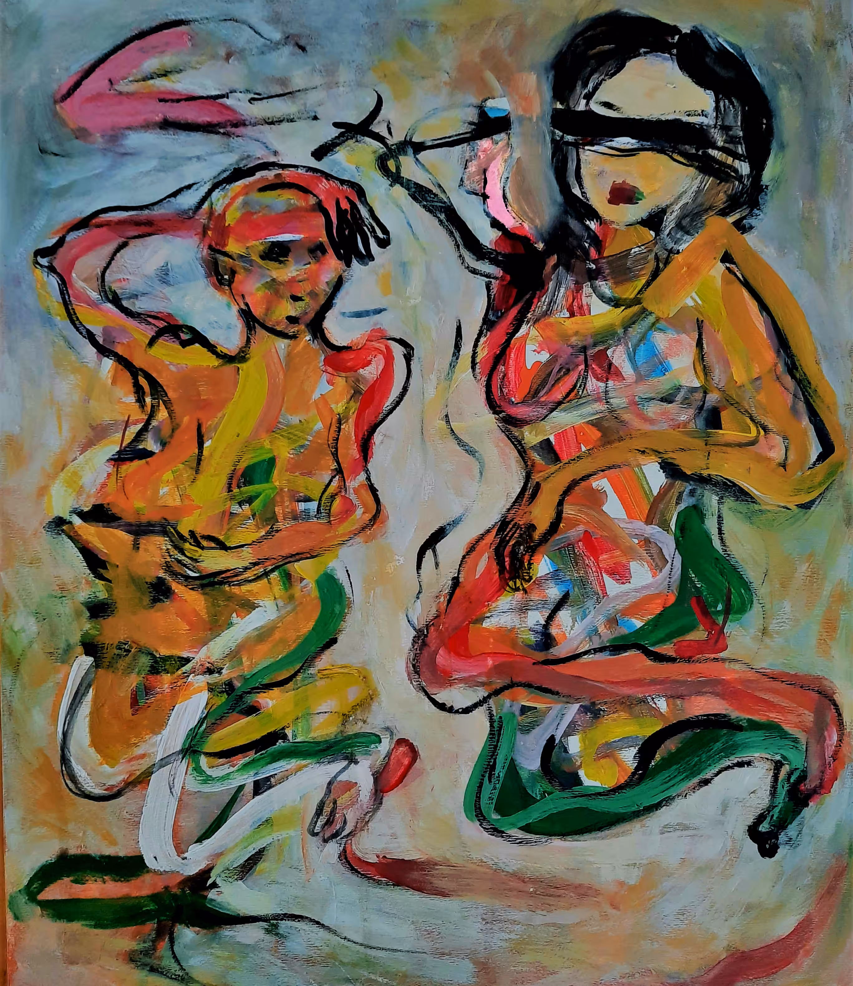 Abstractin painting