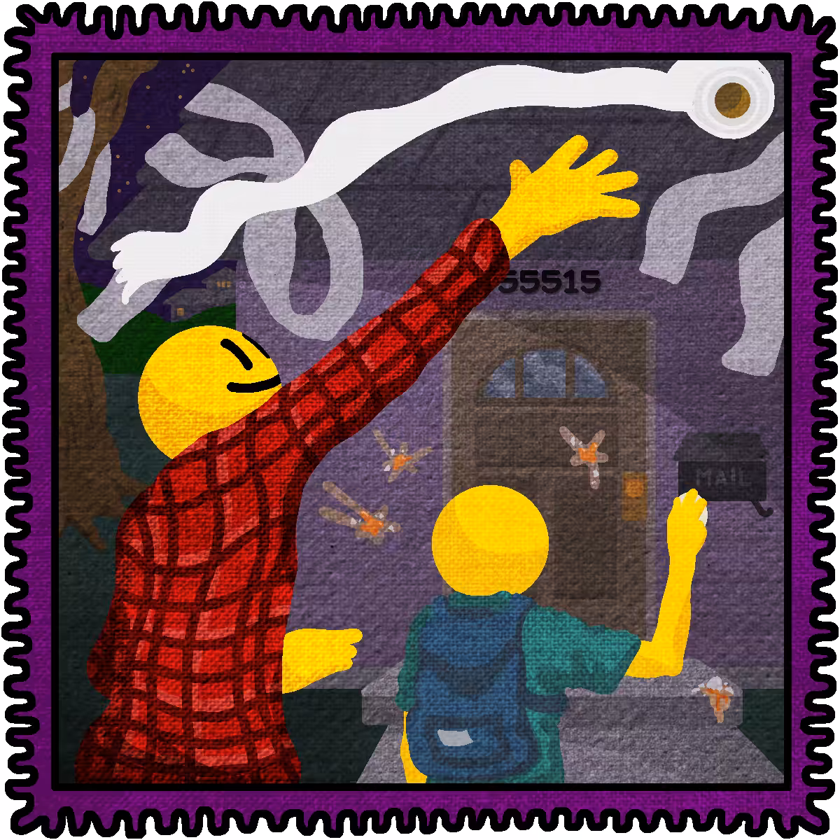 Devils Night Stamp