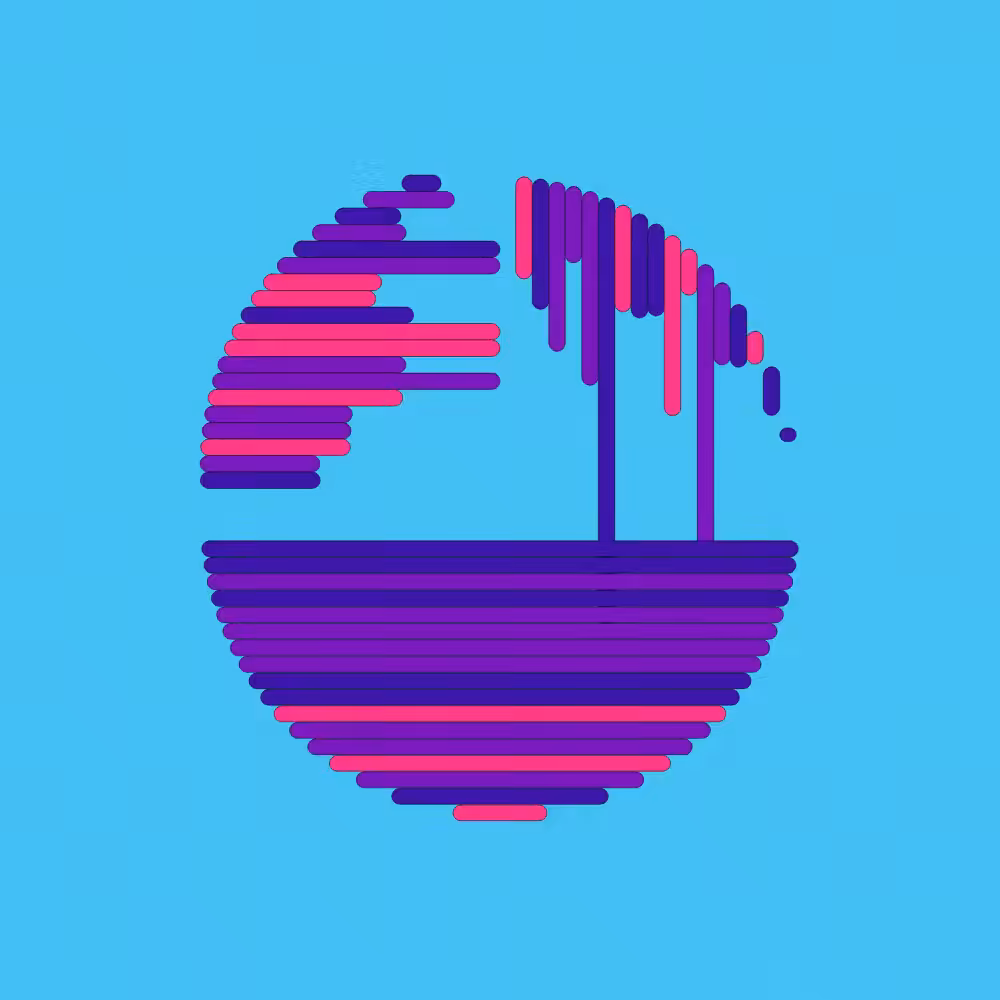 Stripes in Circle #9