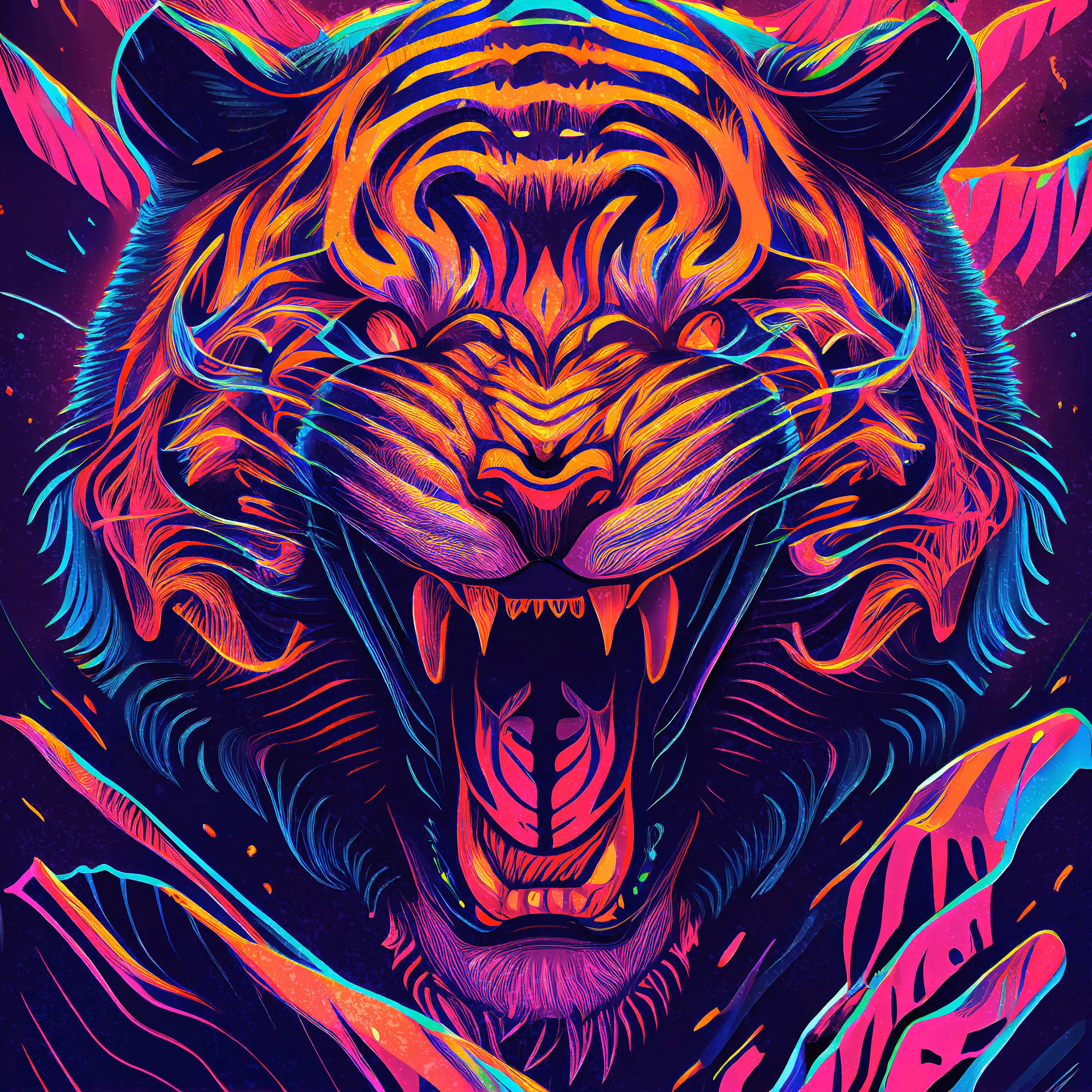EPIC 😱 ART: Tiger Roar V
