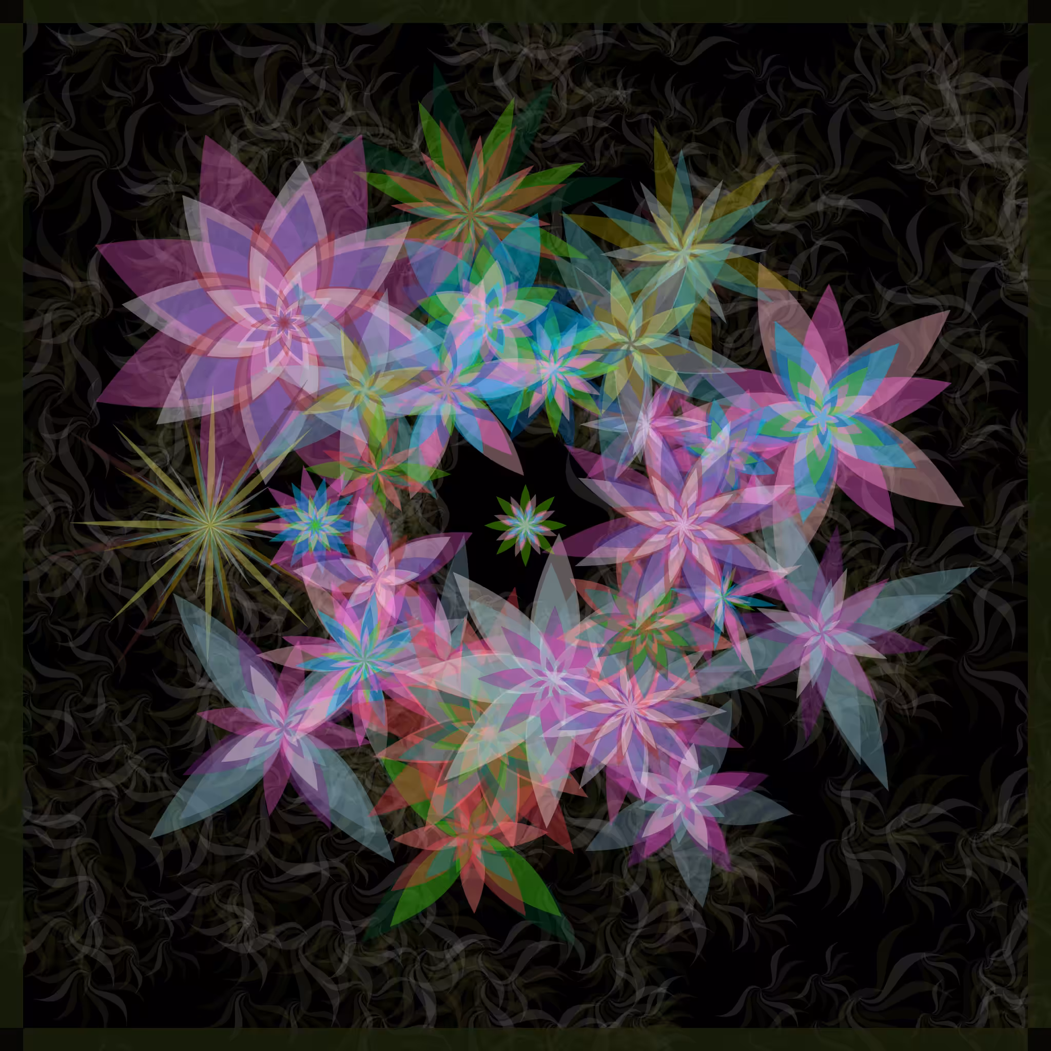 Bezier Garden #107