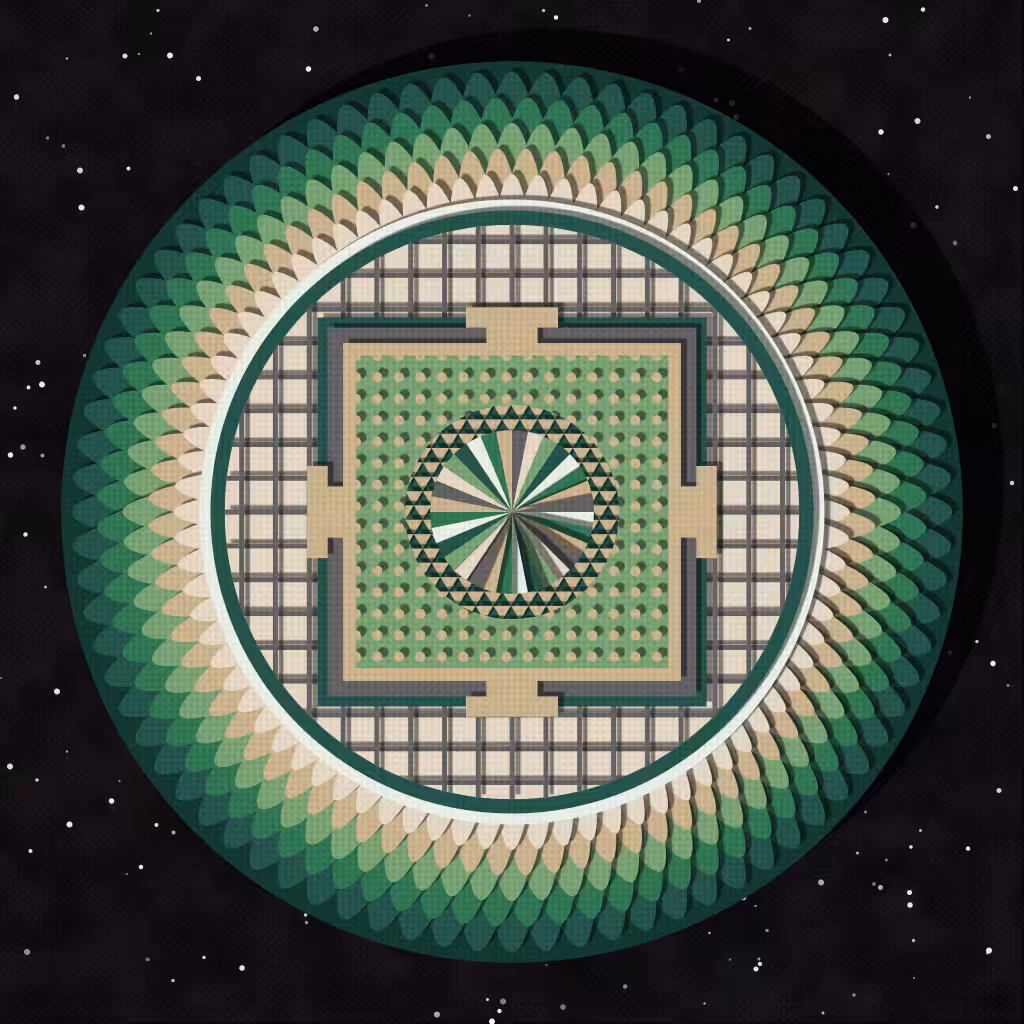 Paper Mandala #134