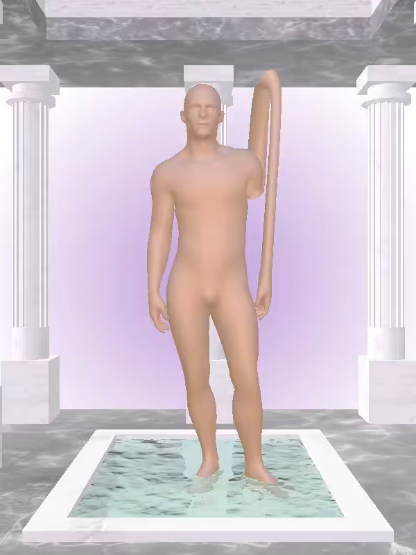 HeavenComputer: The Threatening Metallic Brick Man #3873