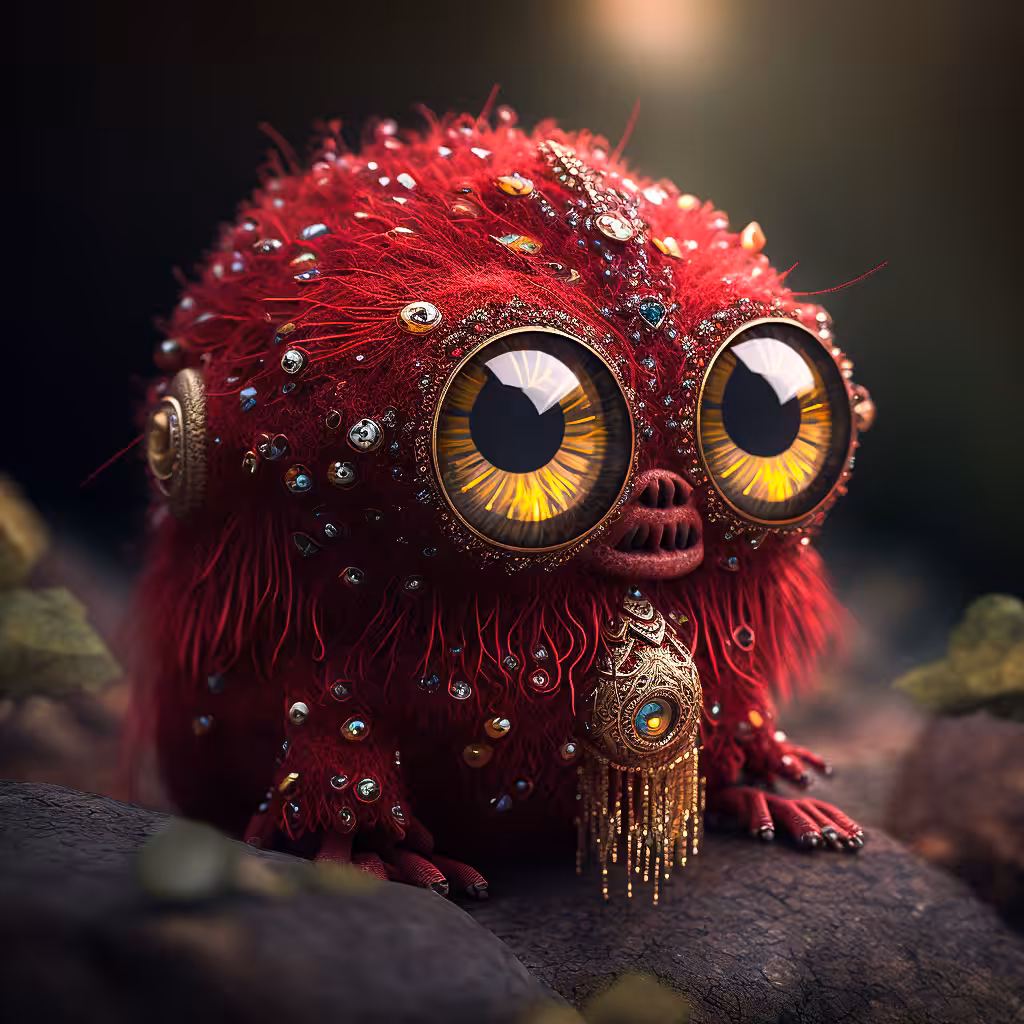 Adorned monster #09