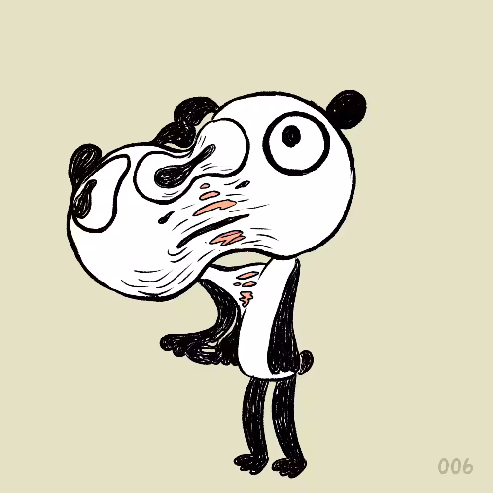Infected panda no.006
