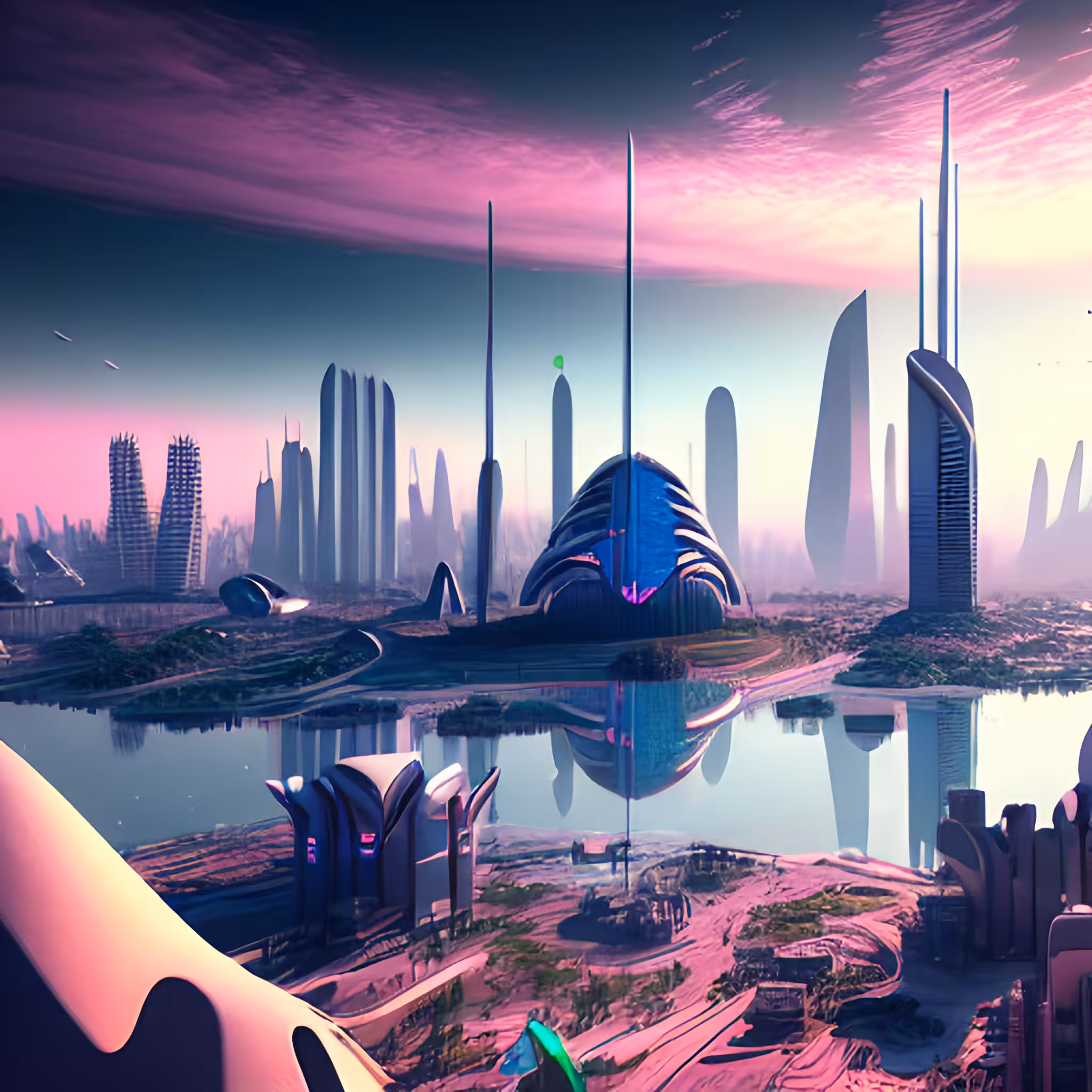FUTURISTIC CITY #89