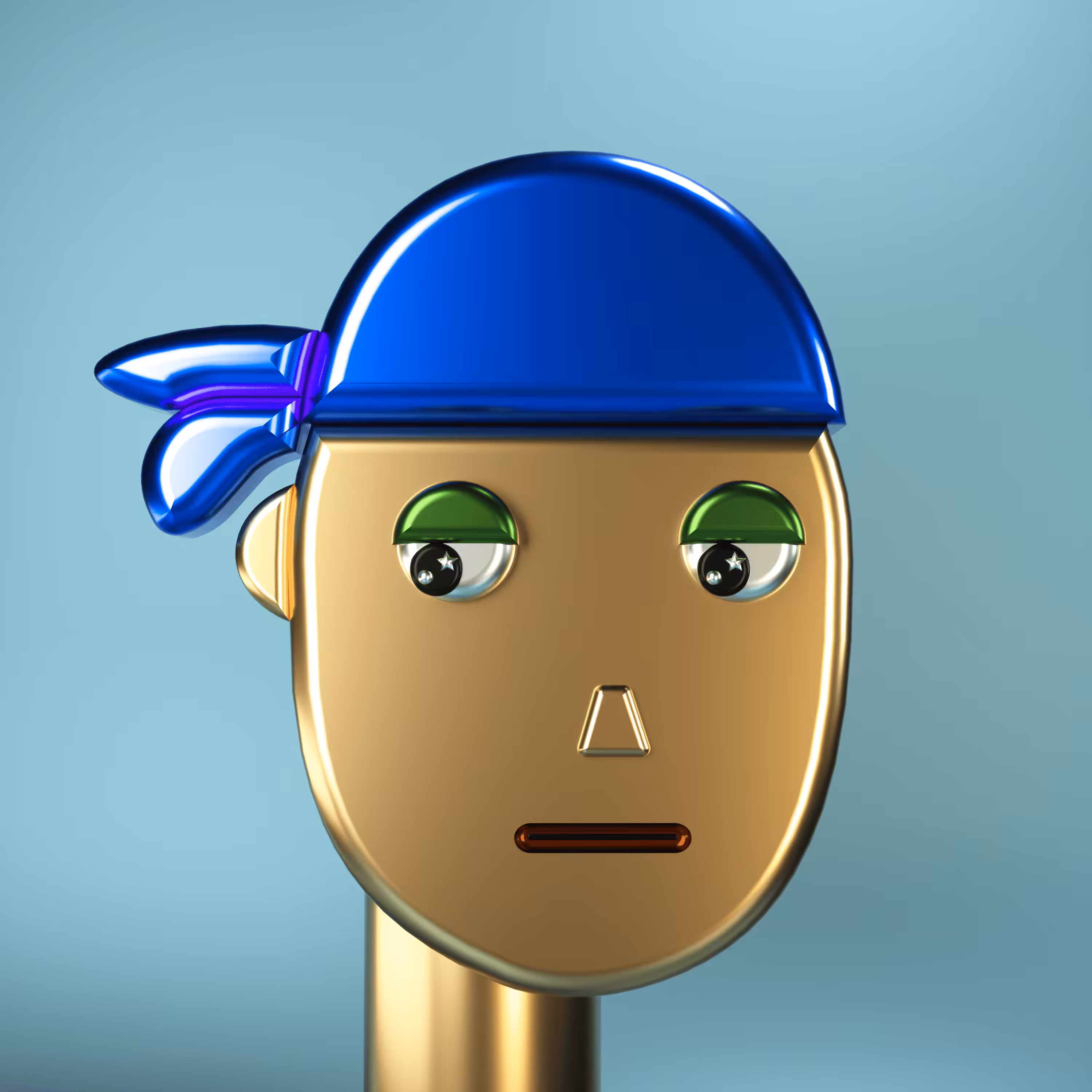 3D Chrome Punks: 3D Chrome Punk #0120