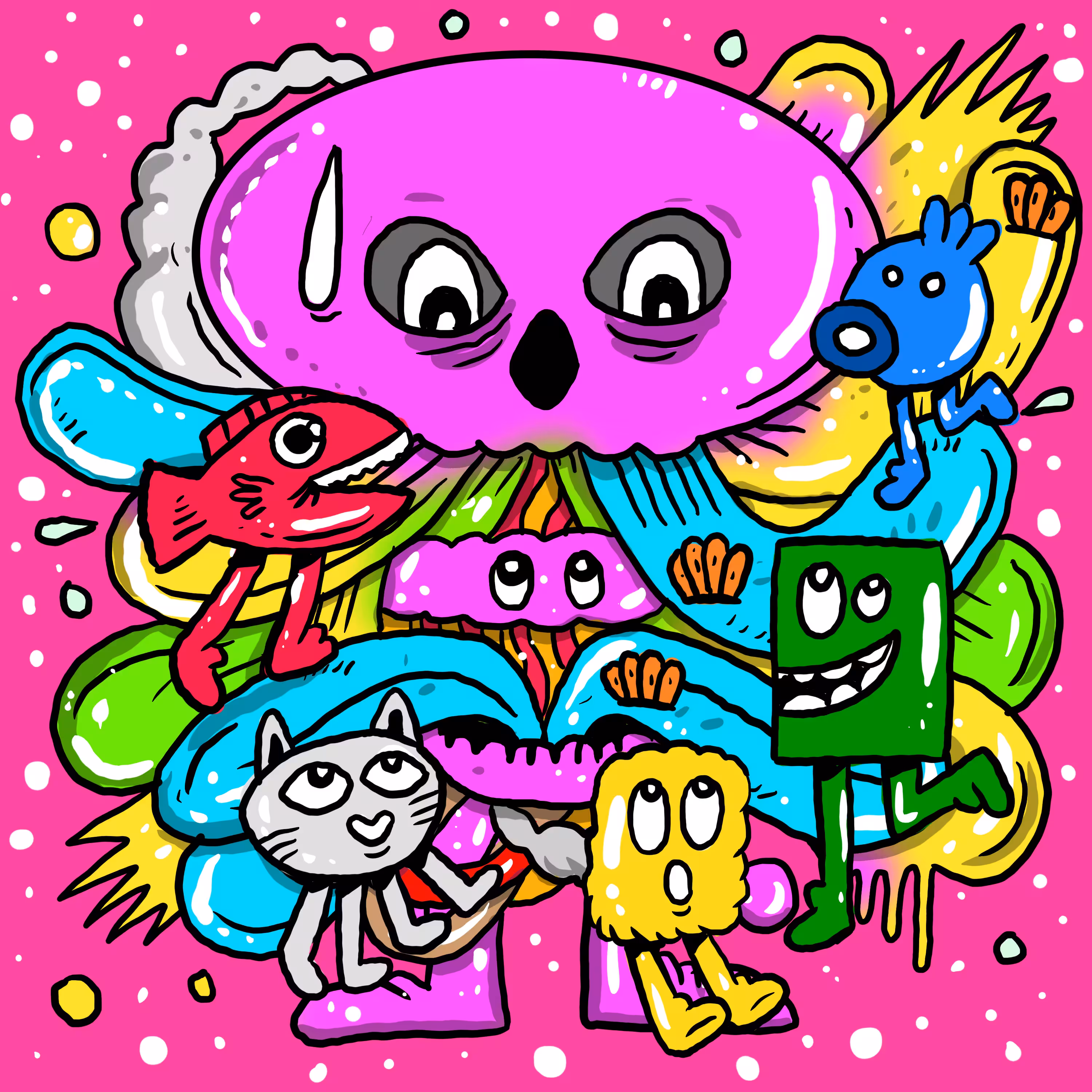 Doodle Skull Party