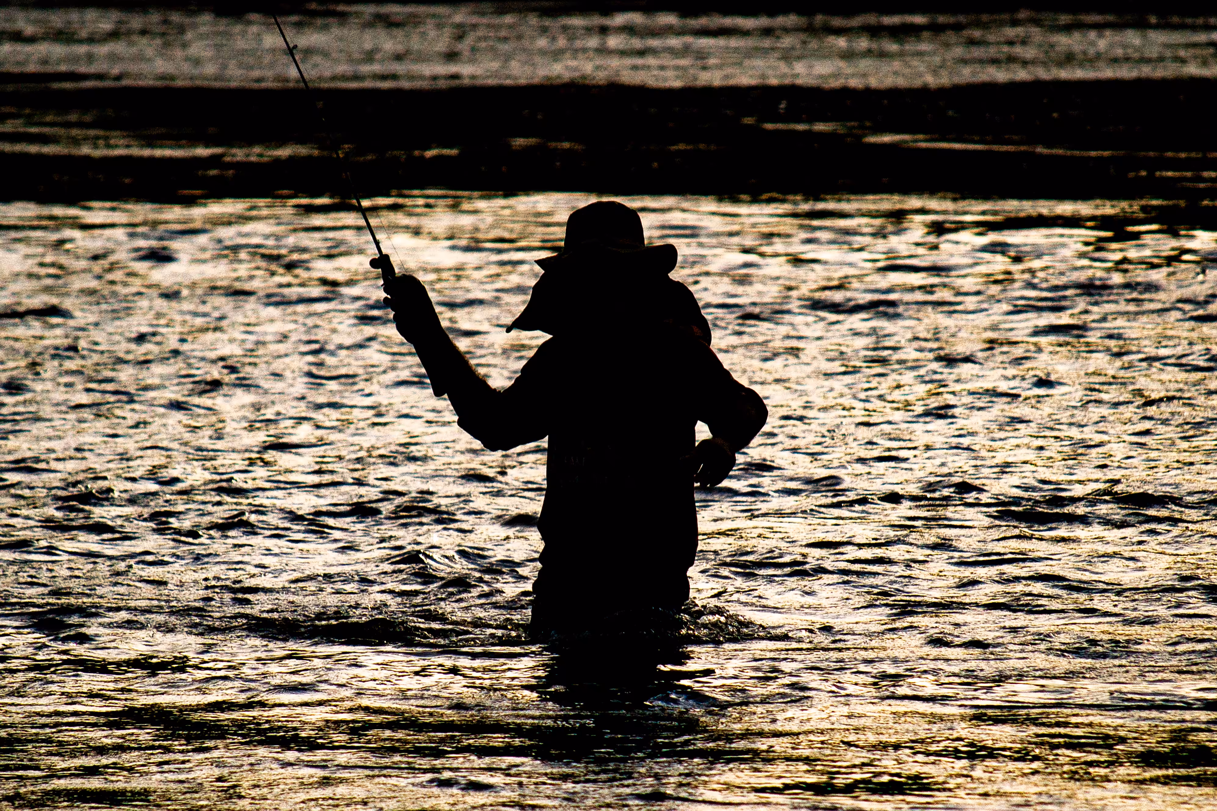 fishing silhouette #2
