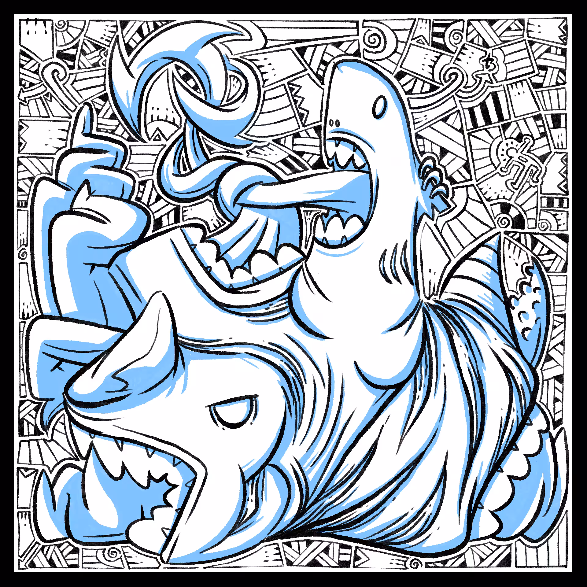 Creature 045 Lineart