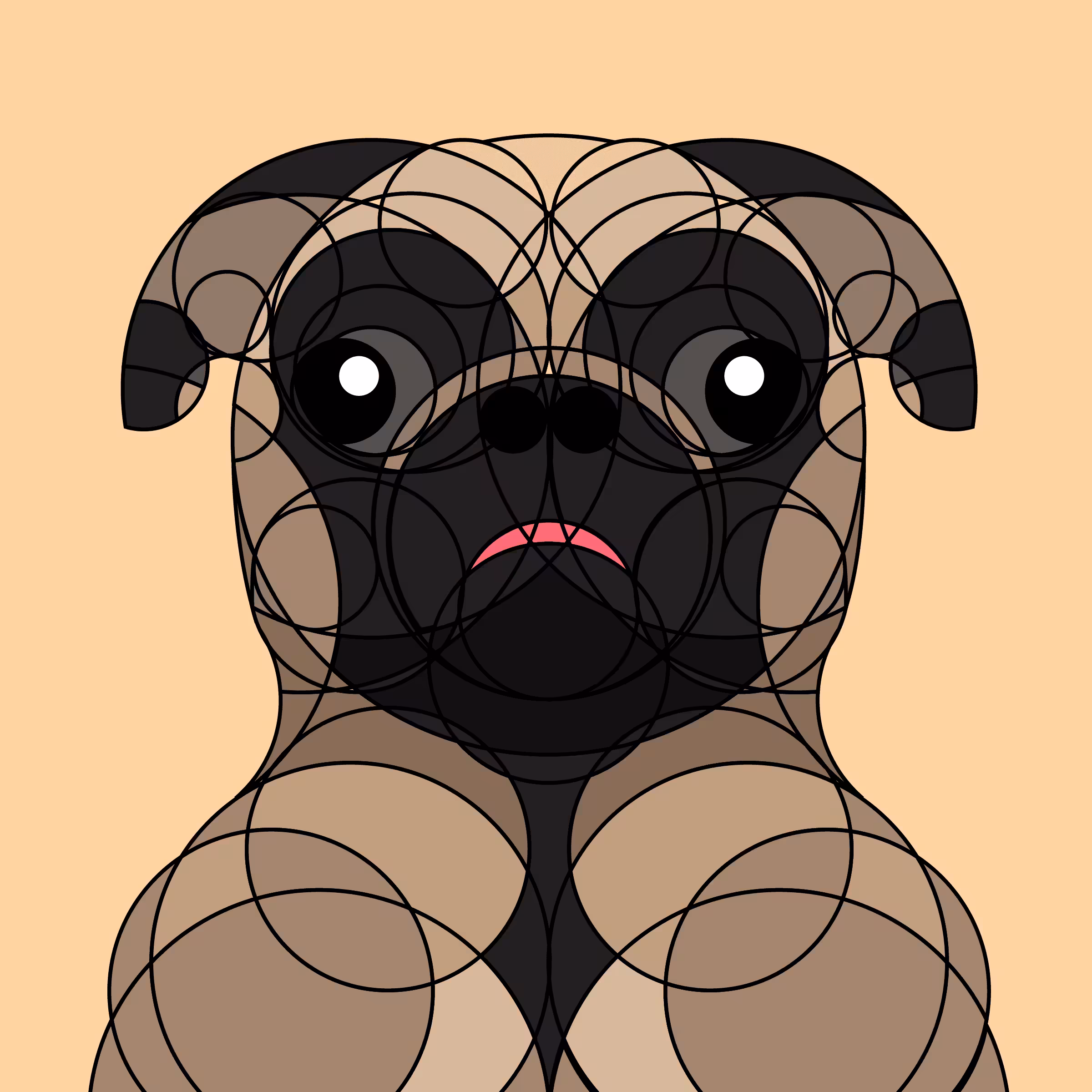 Animal Circle Illustration #044