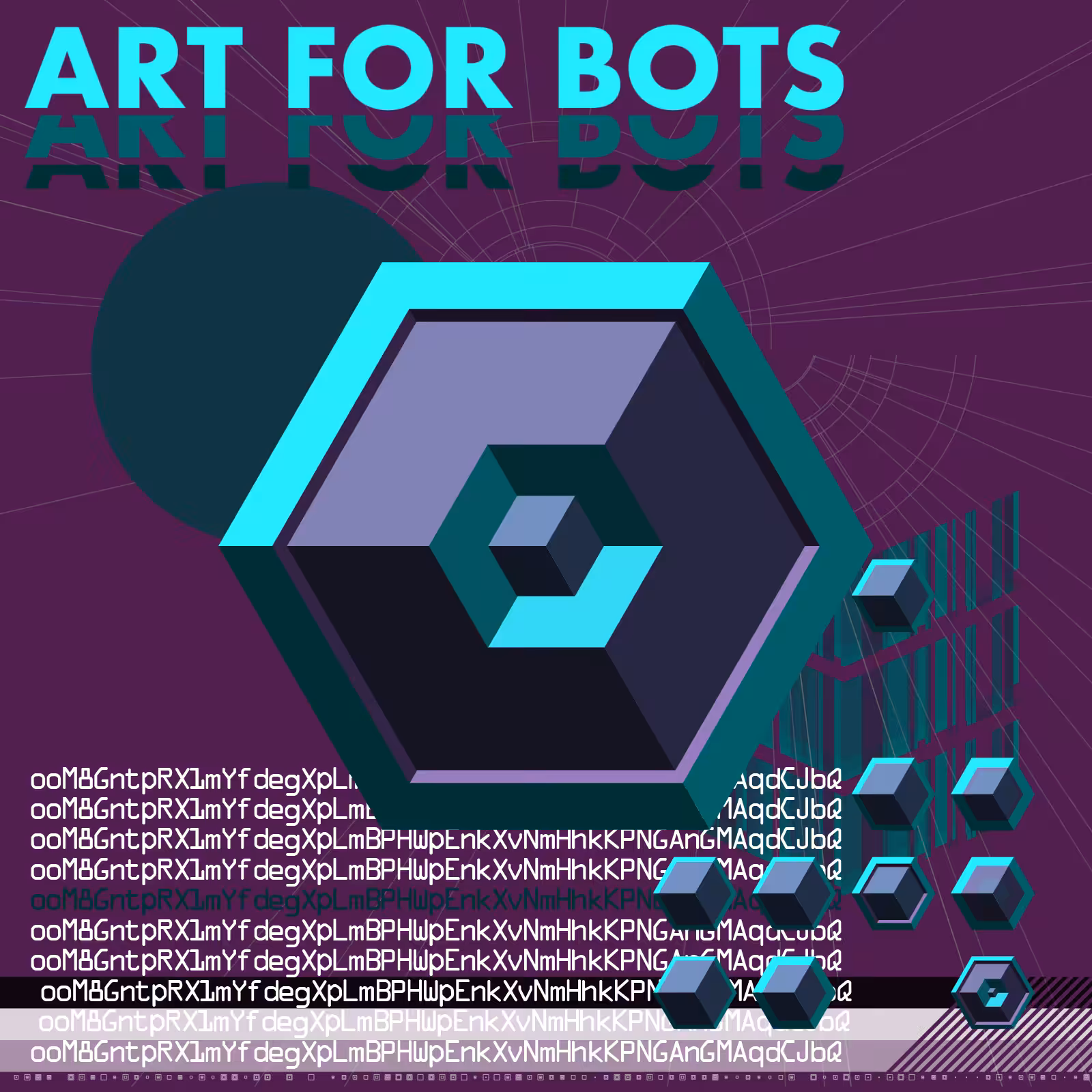 Hexagones - Art for Bots for Humans #51