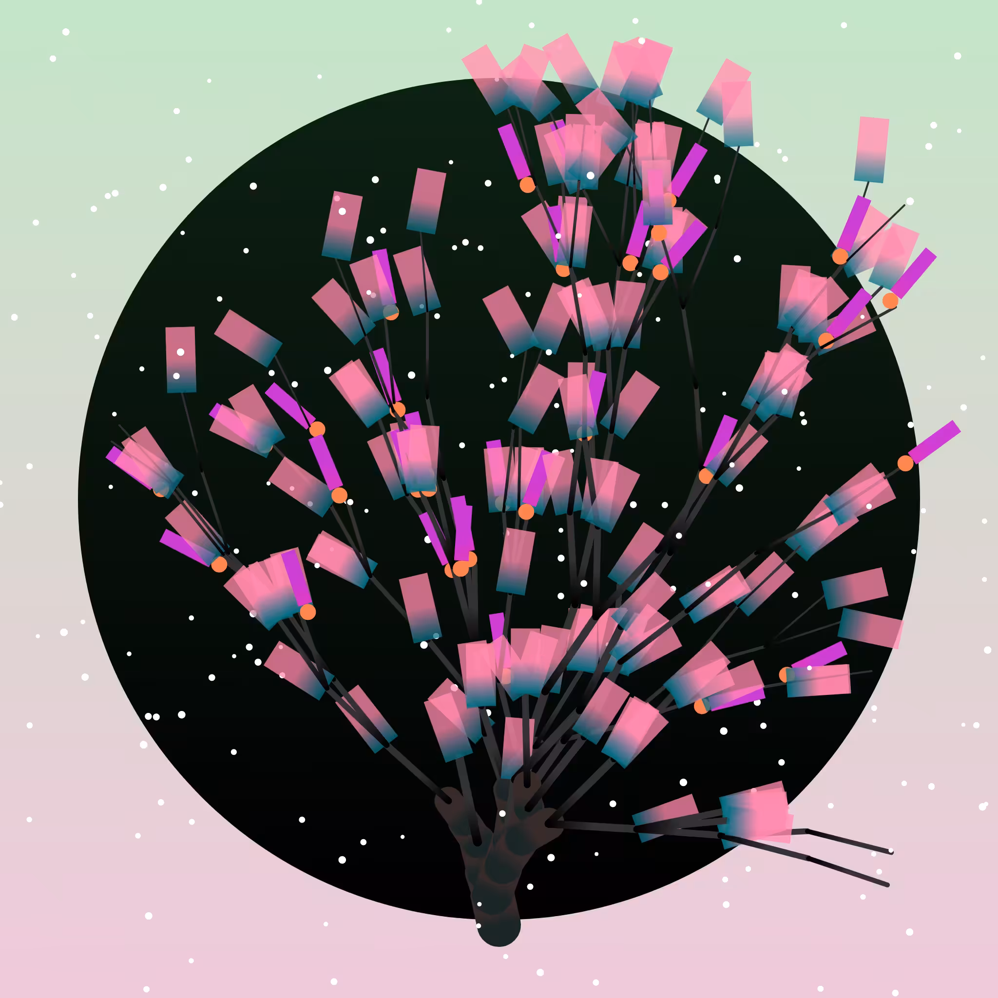 Some generative winter trees #46