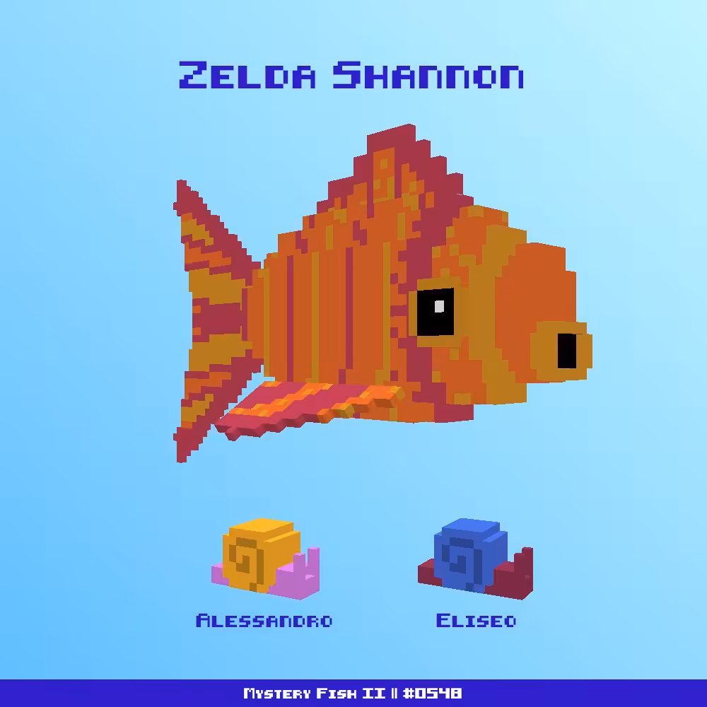 Zelda Shannon :: Mystery Fish 0548/1000 