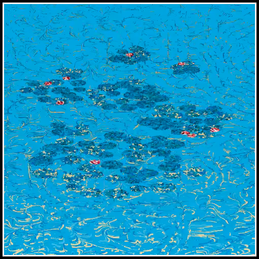 Polluted water lilies #51