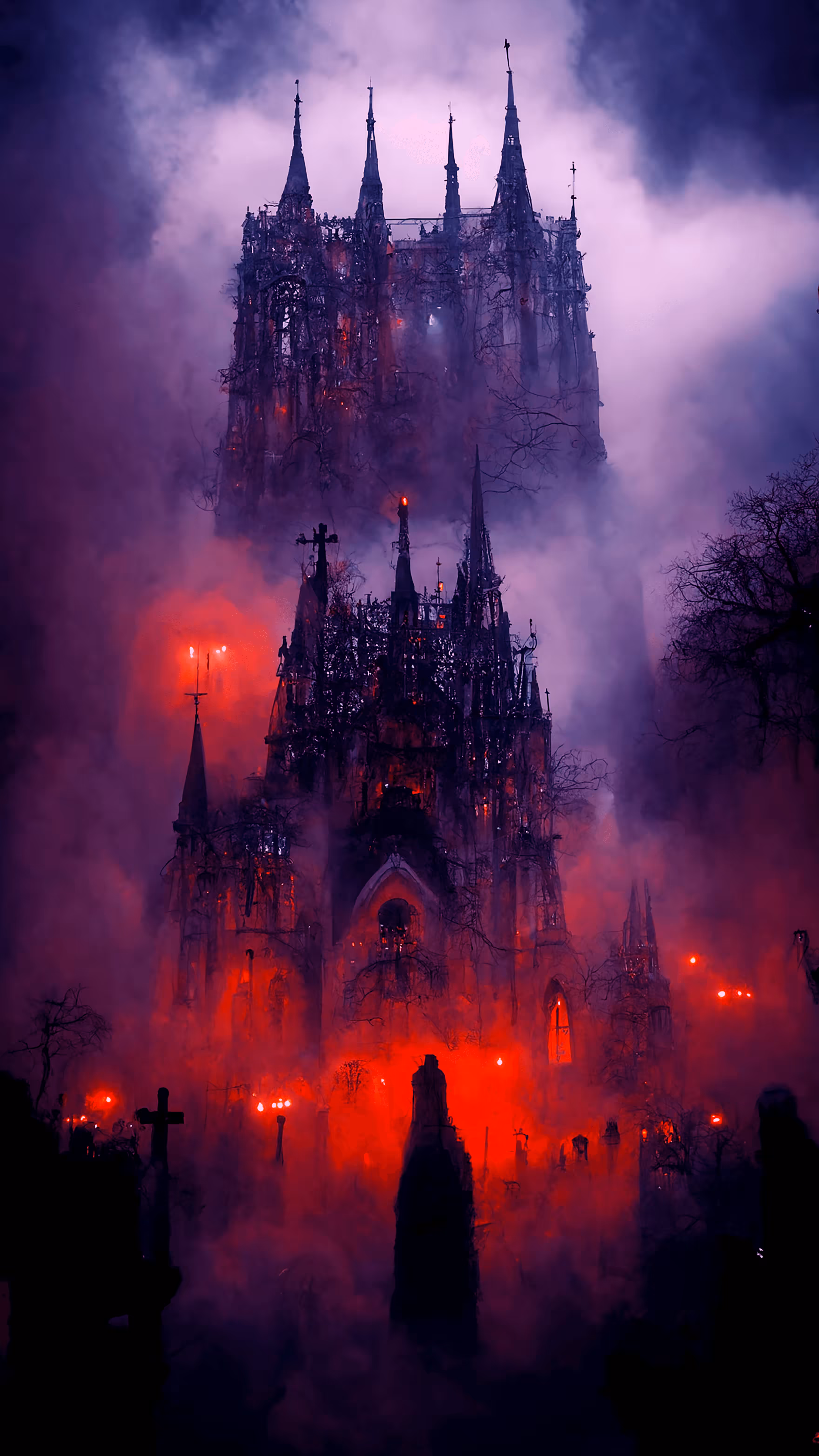 The Dark Cathedral of Hellspire Cliffs