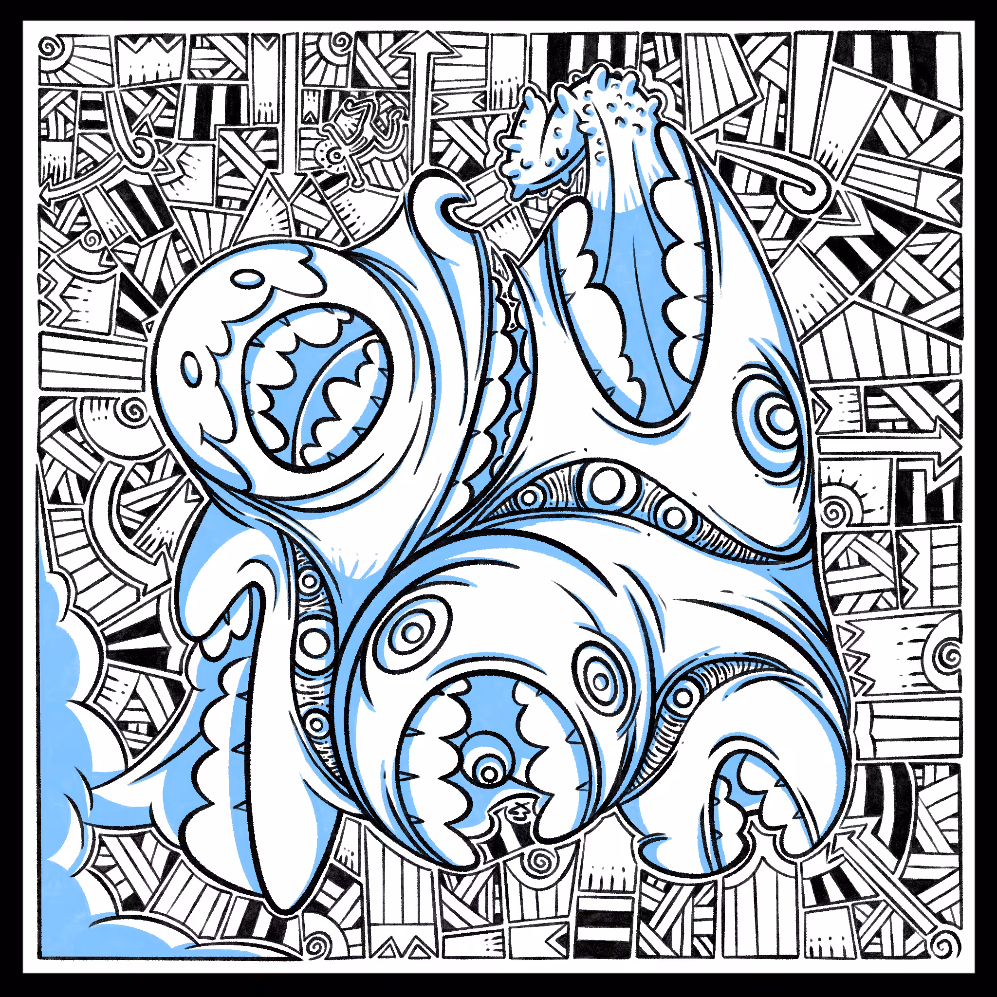 Creature 079 Lineart
