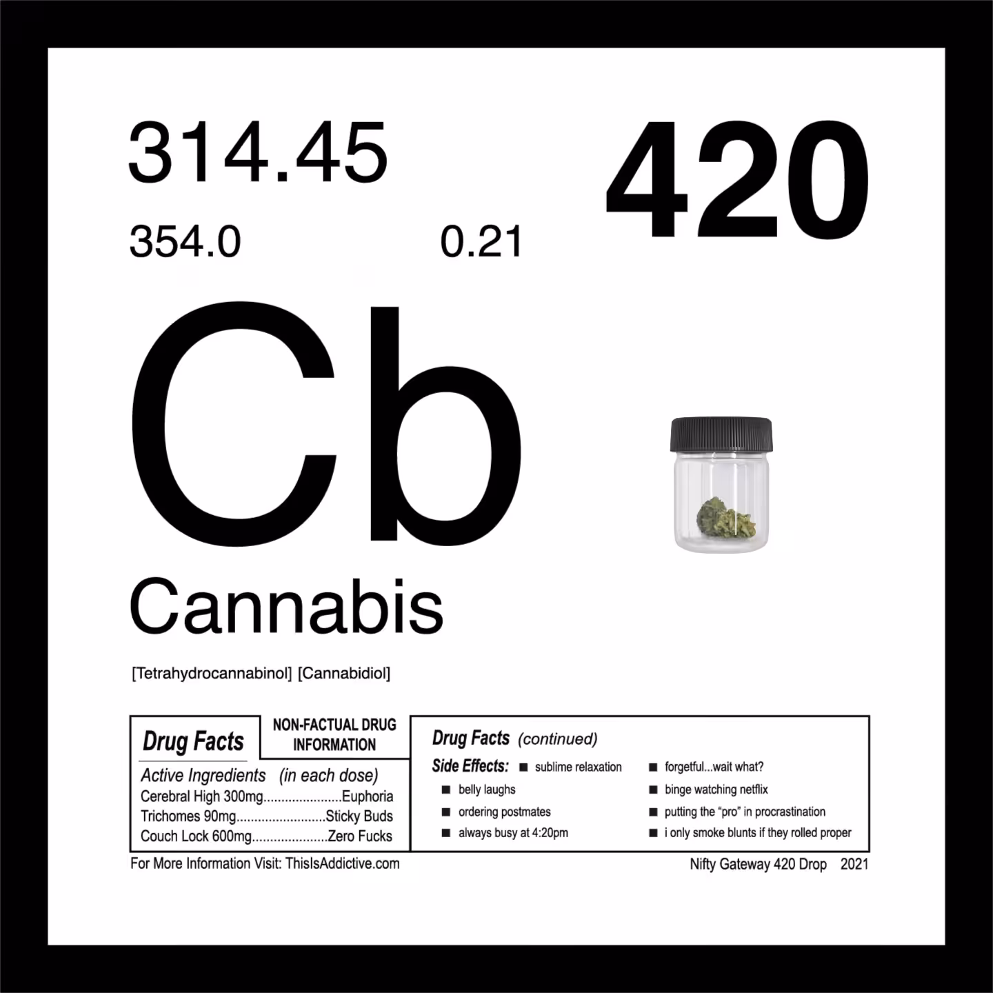 Cannabis #4/4 + Physical Art