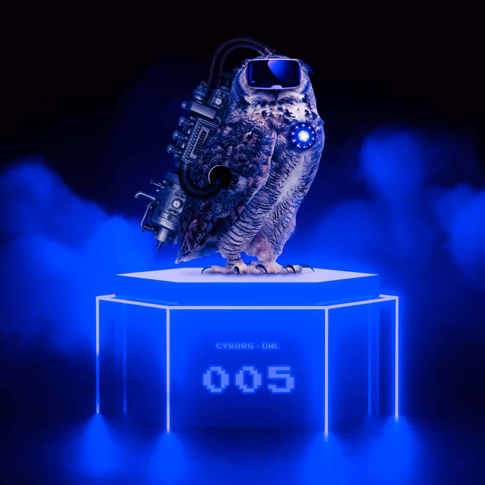 Cyborg Owl #005